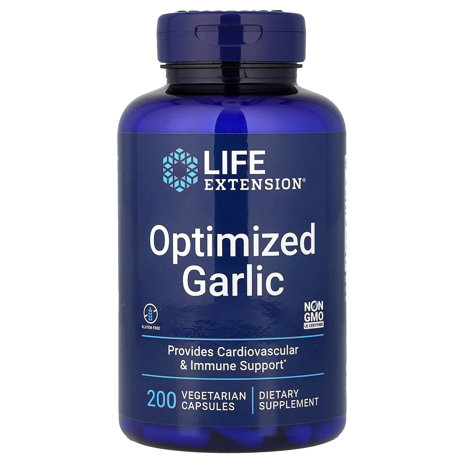 Life Extension Optimized Garlic – 200 gélules végétales de Life Extension