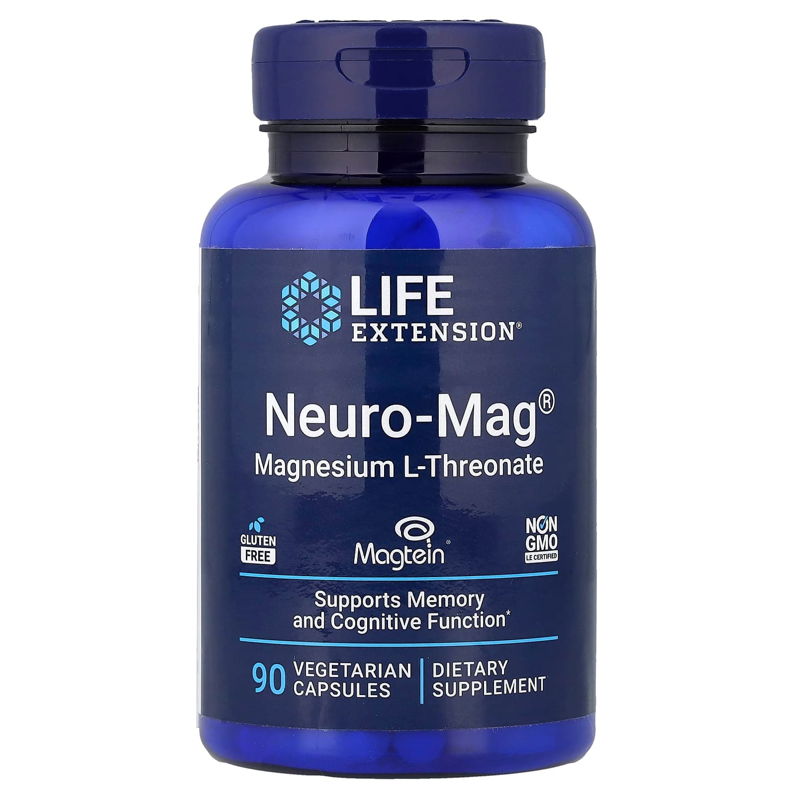 Life Extension Neuro-Mag, Magnesium L-Threonate – 90 gélules végétales de Life Extension