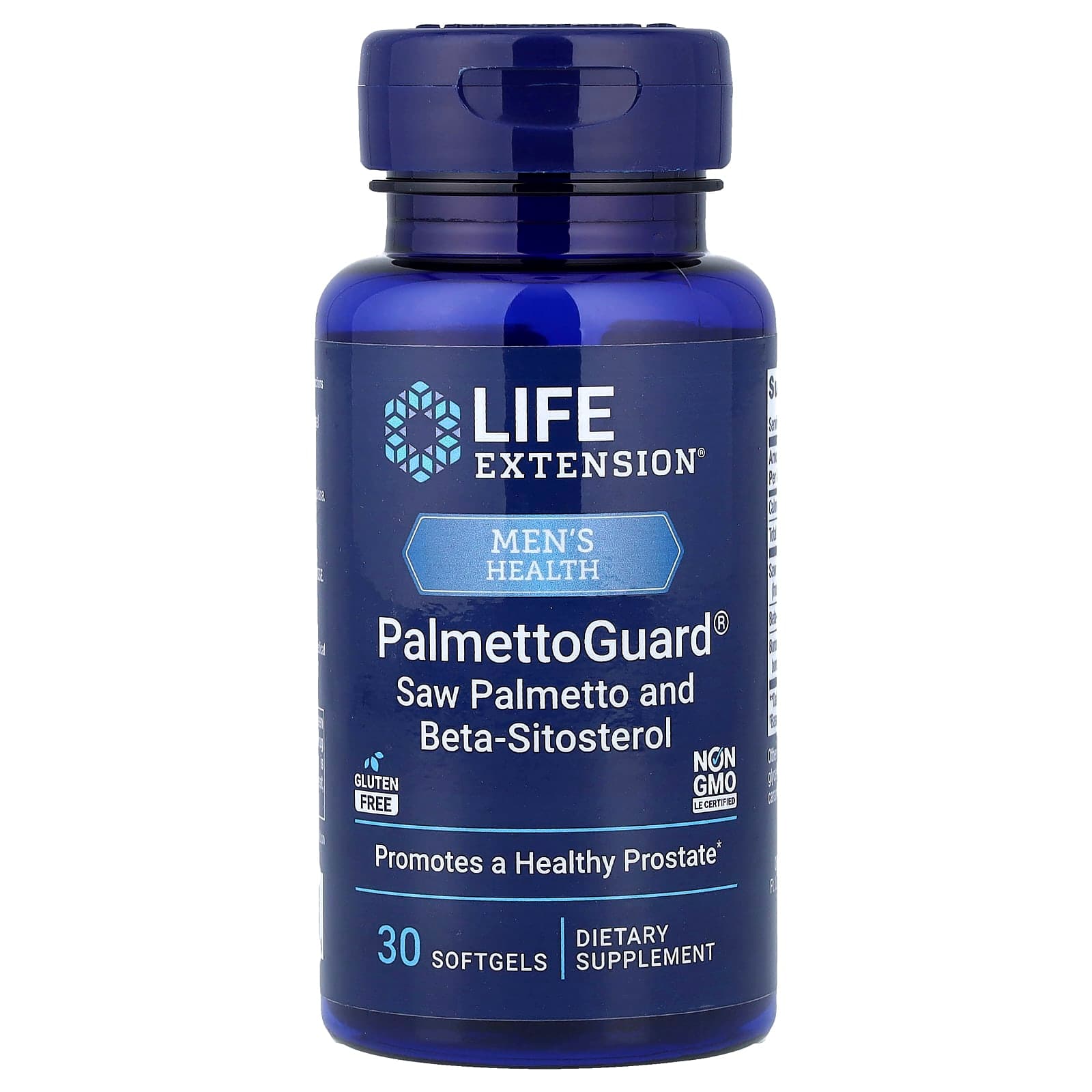 Life Extension Men's Health, PalmettoGuard, Saw Palmetto and Beta-Sitosterol – 30 capsules molles de Life Extension