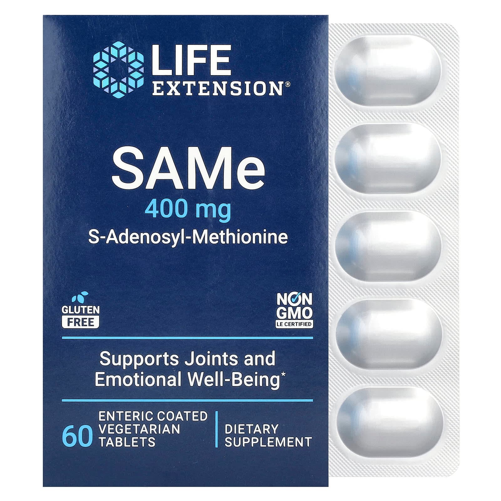 Life Extension SAMe S-Adenosyl-Methionine – 400 mg de Life Extension