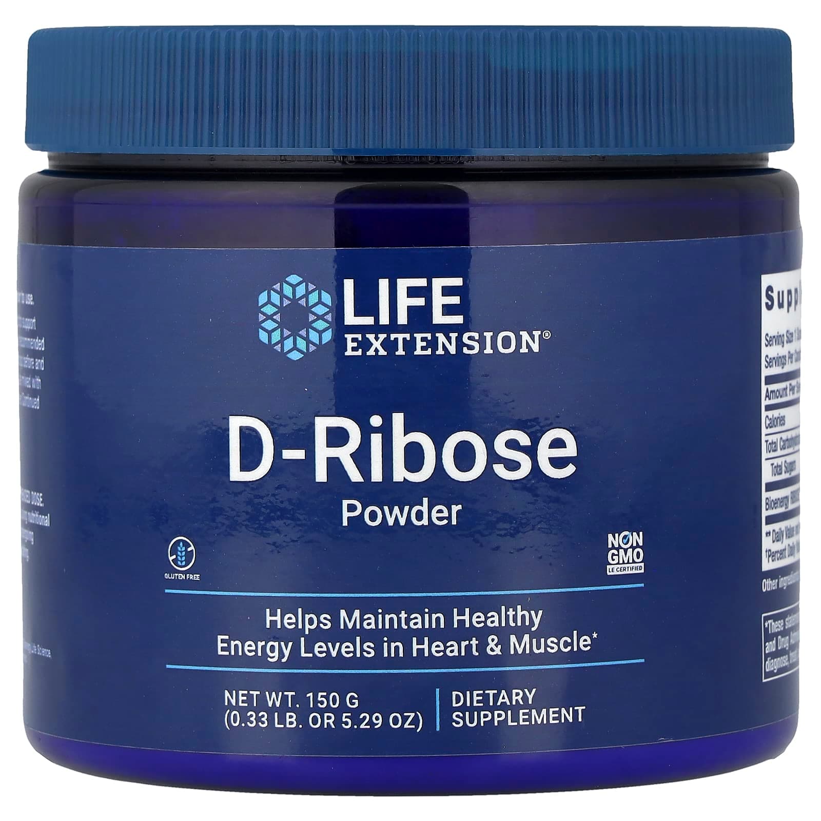 Life Extension D-Ribose Powder – 150 g de Life Extension
