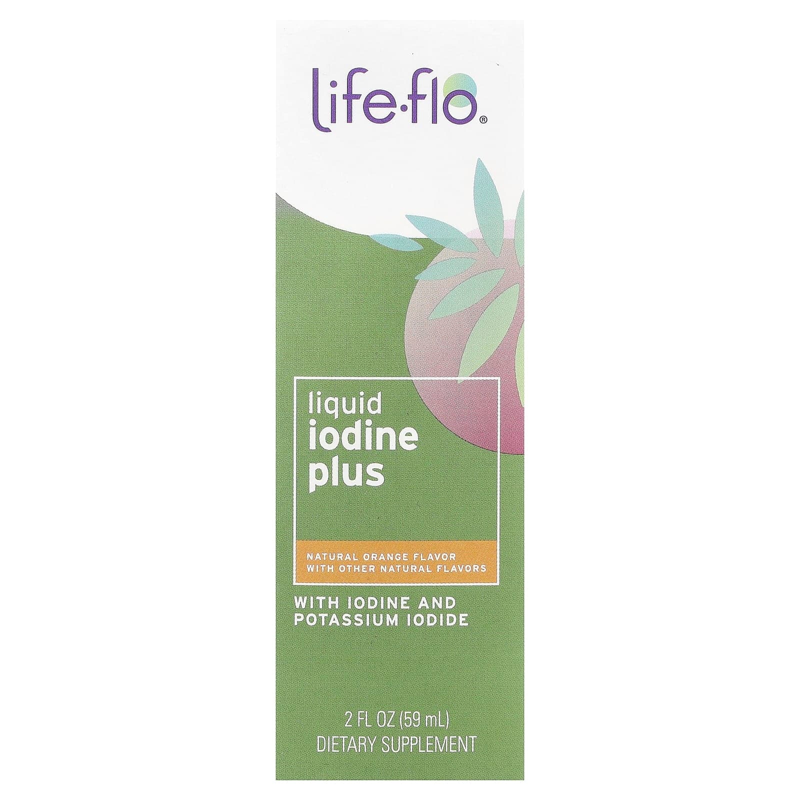 Life-flo Liquid Iodine Plus – Natural Orange – 59 ml de Life-flo