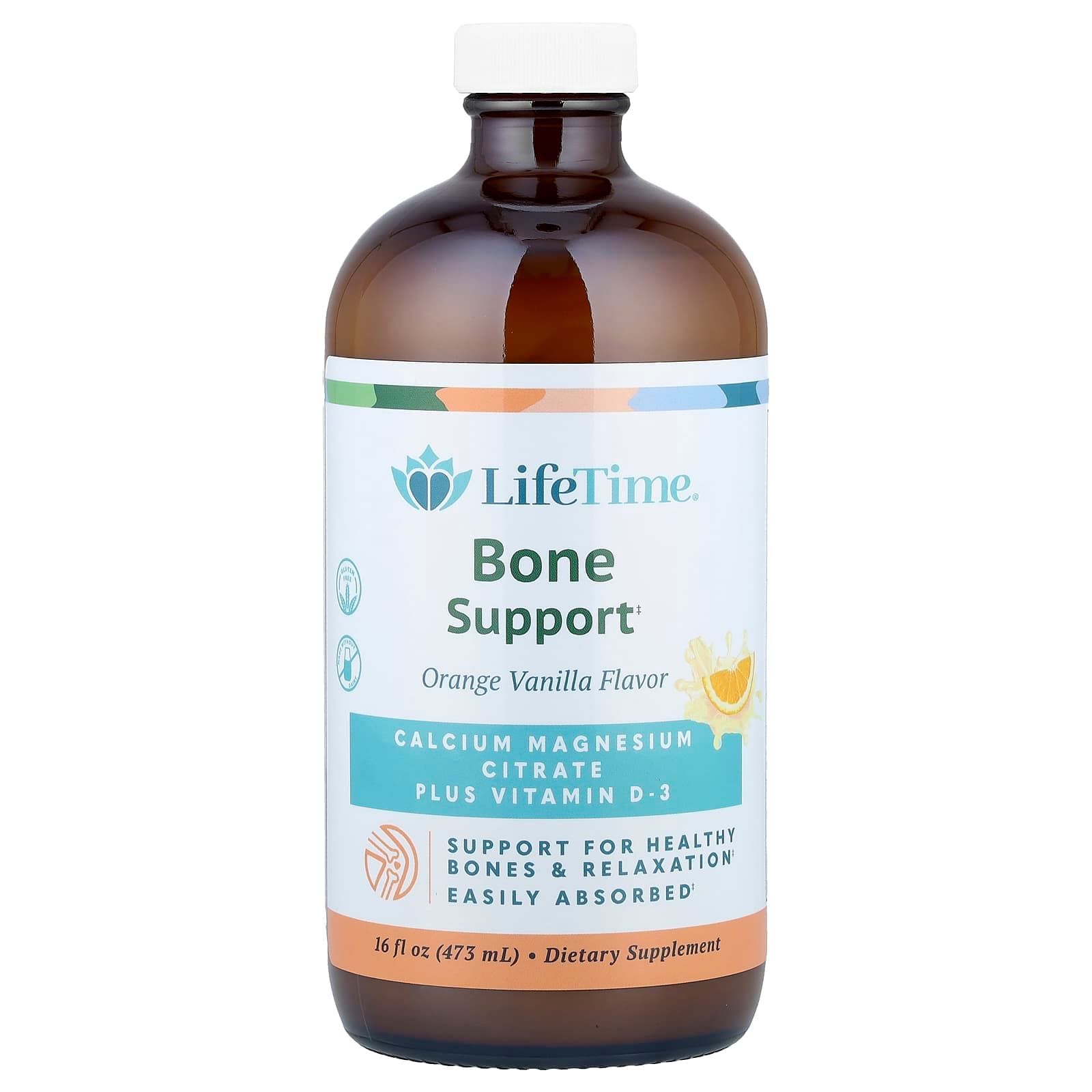 LifeTime Vitamins Bone Support – Orange Vanilla – 473 ml de LifeTime Vitamins