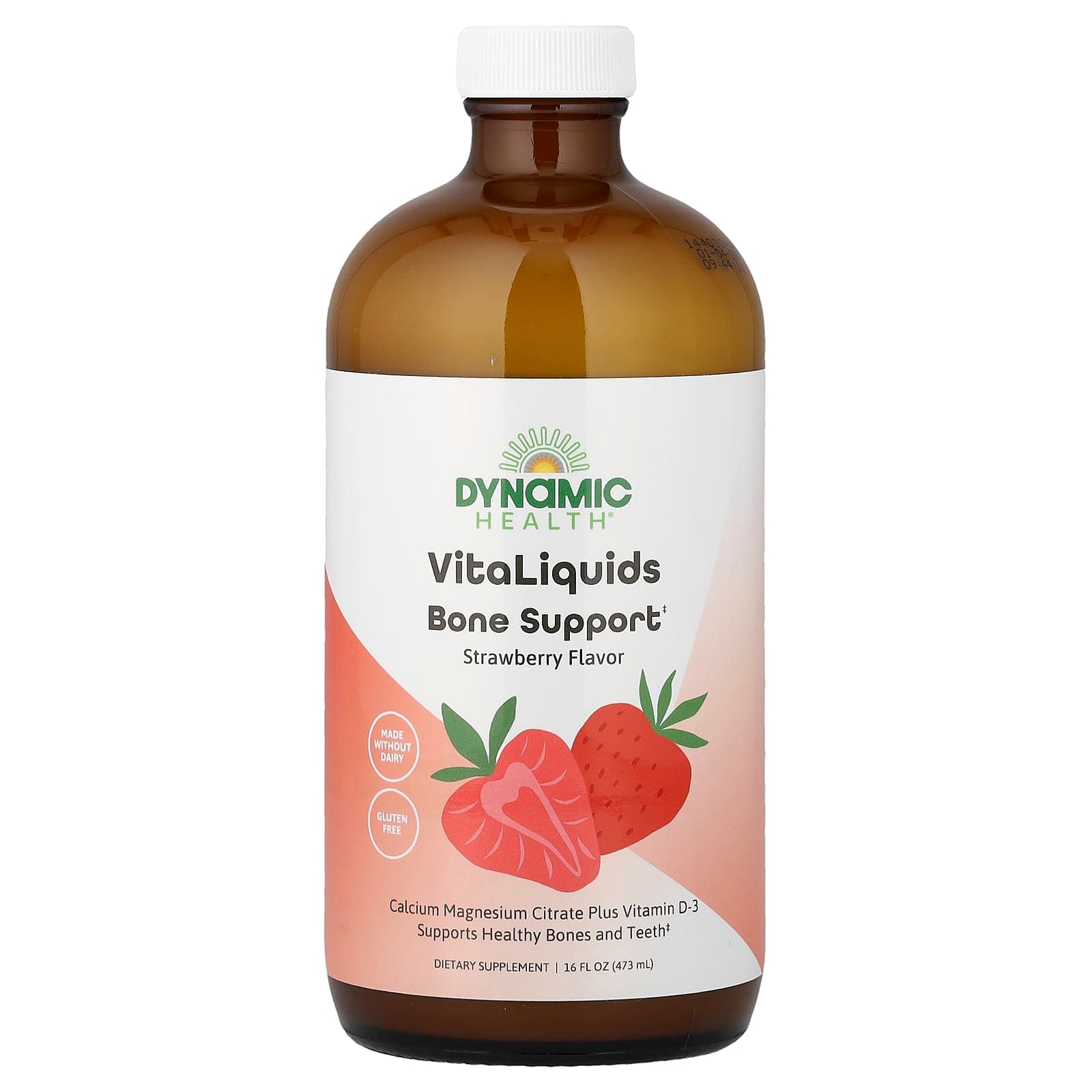 LifeTime Vitamins VitaLiquids, Bone Support – Strawberry – 473 ml de LifeTime Vitamins