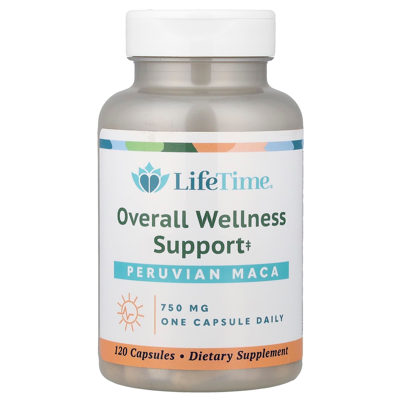 LifeTime Vitamins Peruvian Maca – 120 gélules de LifeTime Vitamins