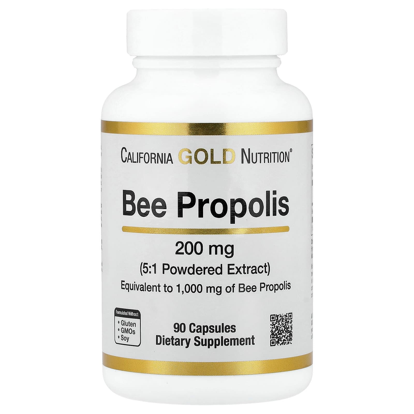 California Gold Nutrition Bee Propolis – 90 gélules de California Gold Nutrition