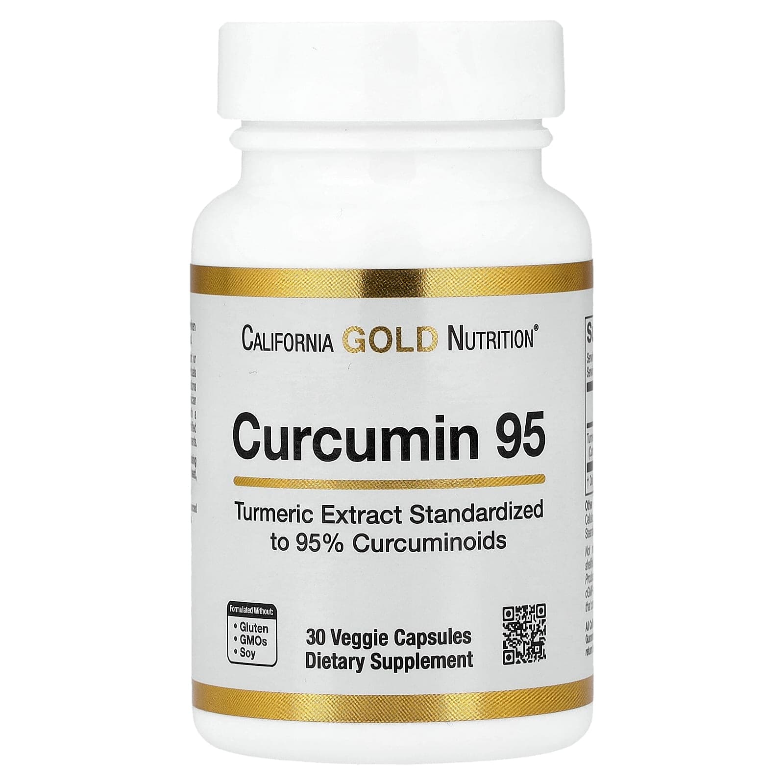 California Gold Nutrition Curcumin 95 – 30 gélules végétales de California Gold Nutrition