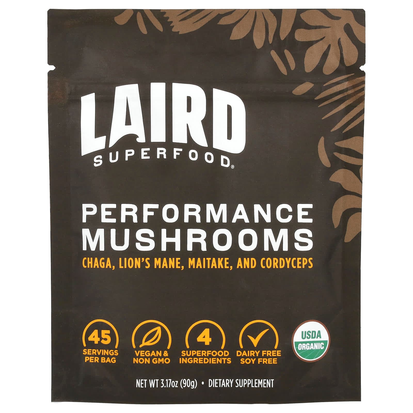 Laird Superfood Performance Mushrooms – 90 g de Laird Superfood