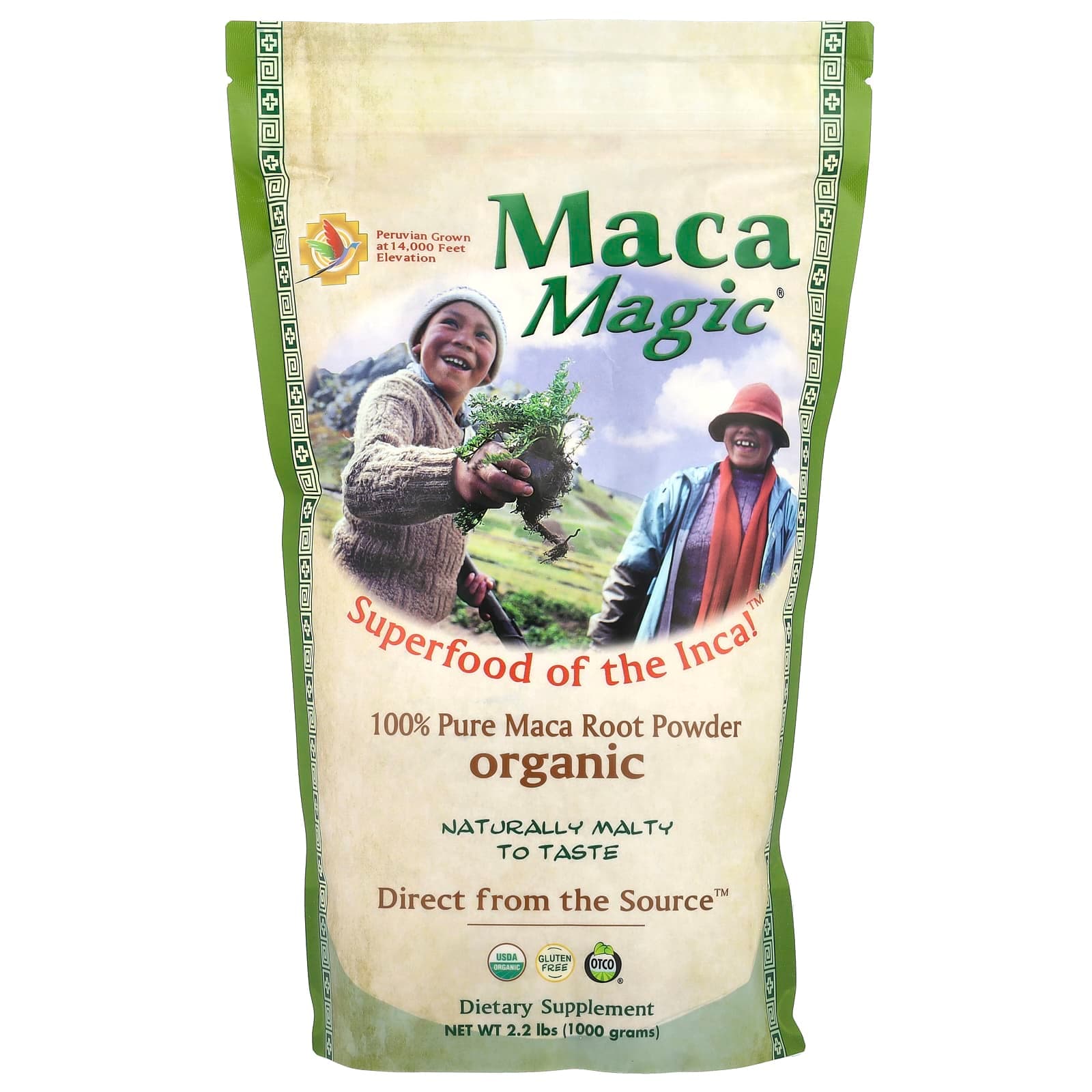 Maca Magic Organic 100% Pure Maca Root Powder – 1000 g de Maca Magic