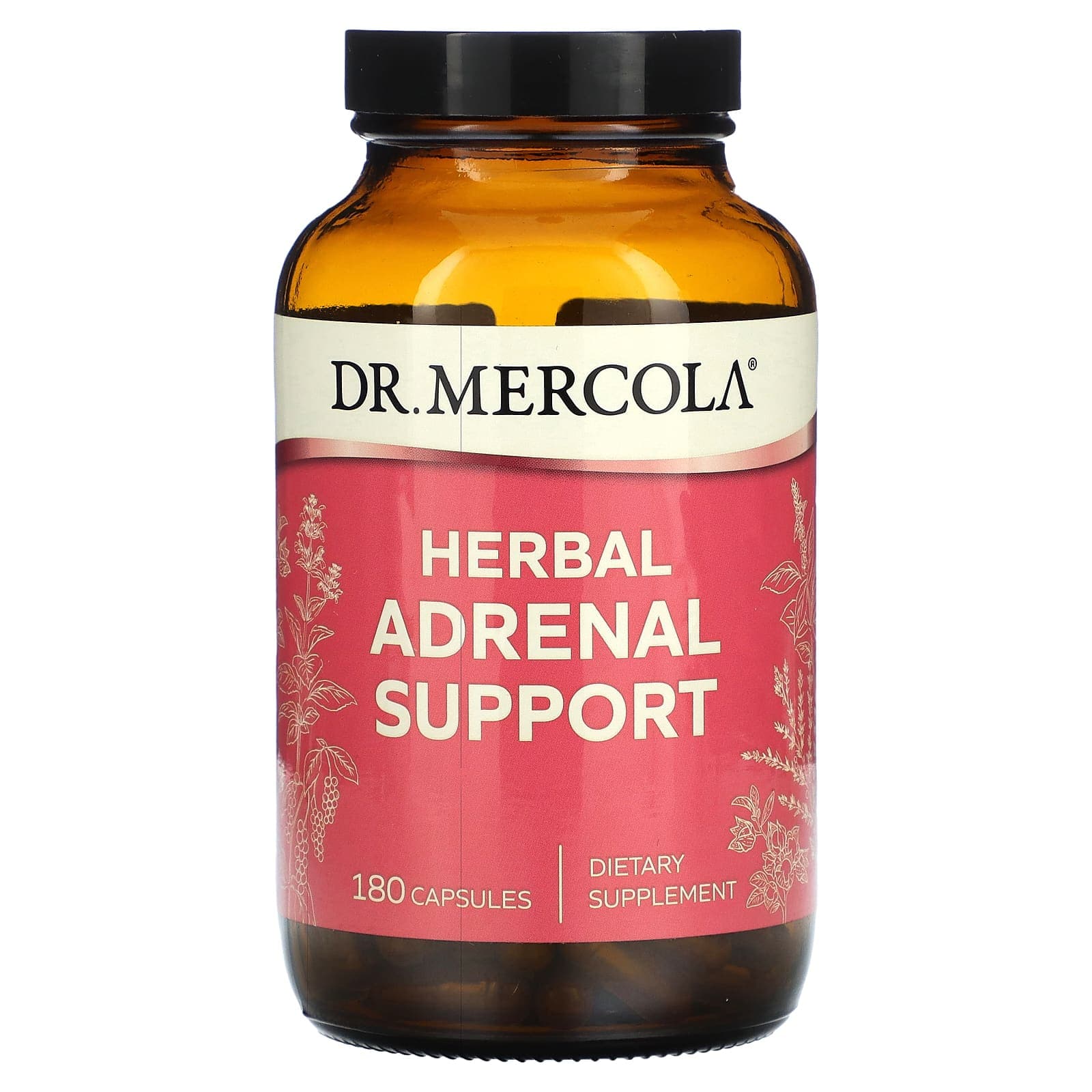 Dr. Mercola Herbal Adrenal Support – 180 gélules de Dr. Mercola