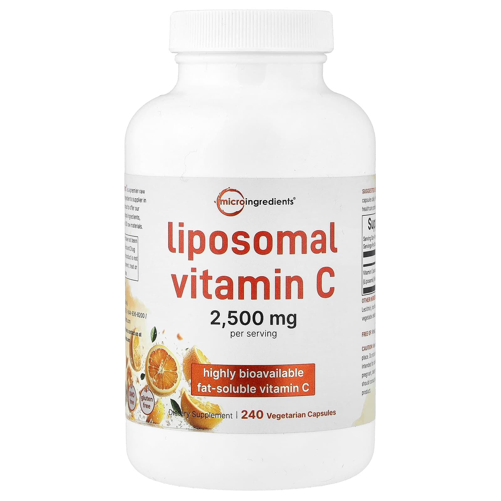 Micro Ingredients Liposomal Vitamin C – 240 gélules végétales de Micro Ingredients