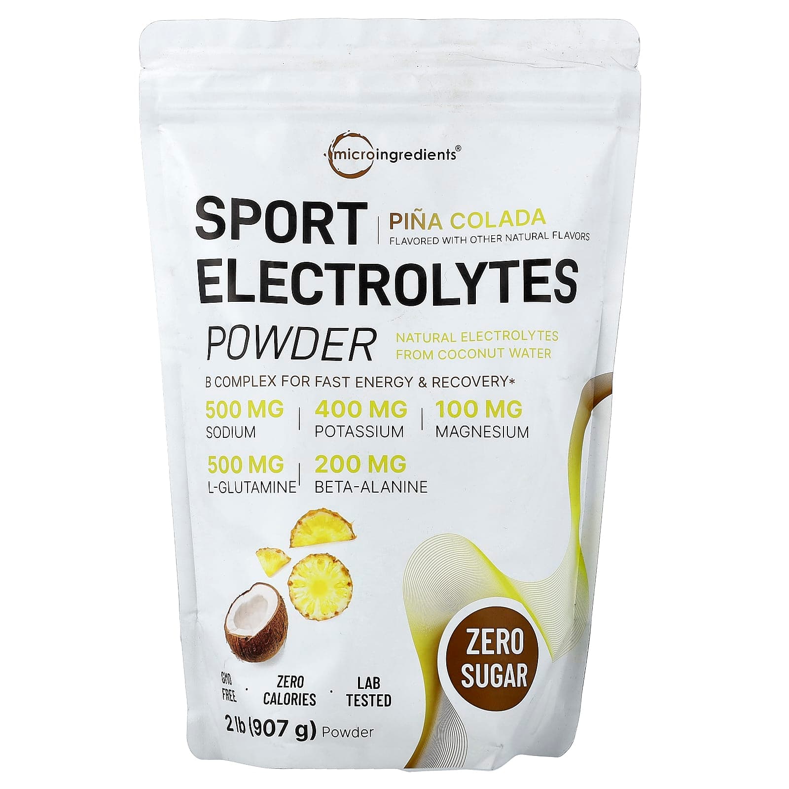 Micro Ingredients Sport Electrolytes Powder, Pina Colada – 907 g de Micro Ingredients