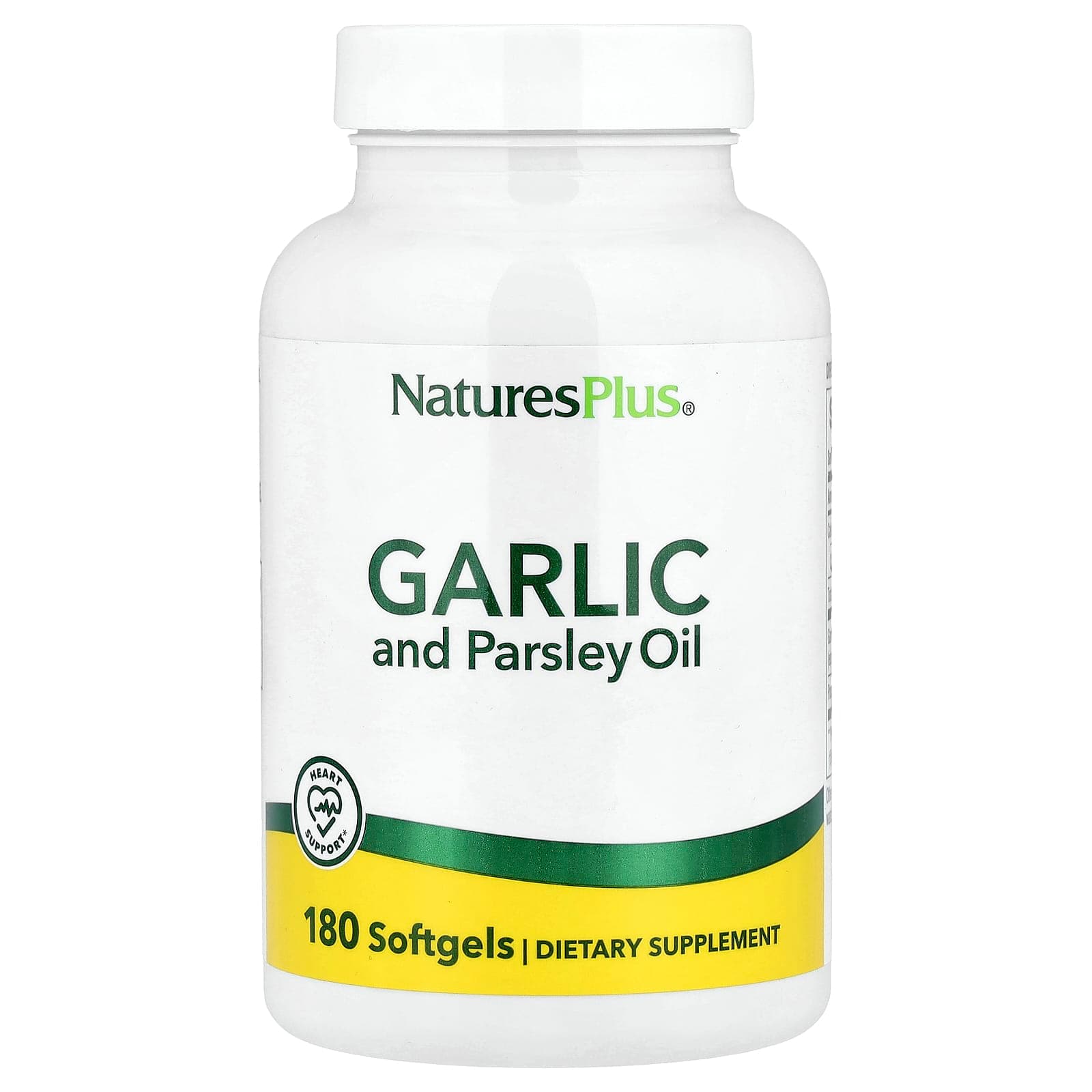 NaturesPlus Garlic and Parsley Oil – 180 capsules molles de NaturesPlus