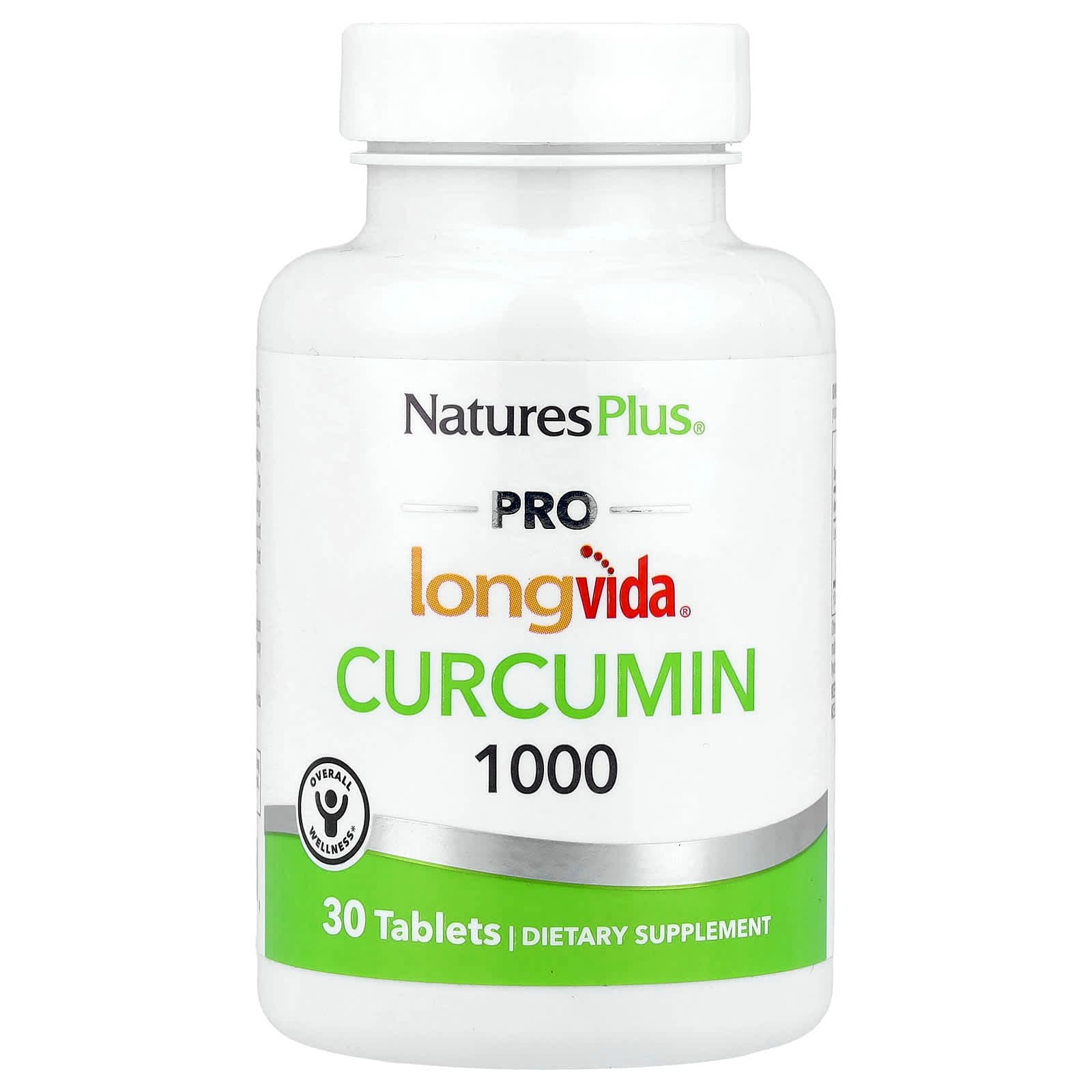 NaturesPlus Pro Longvida Curcumin 1000 – 30 comprimés de NaturesPlus