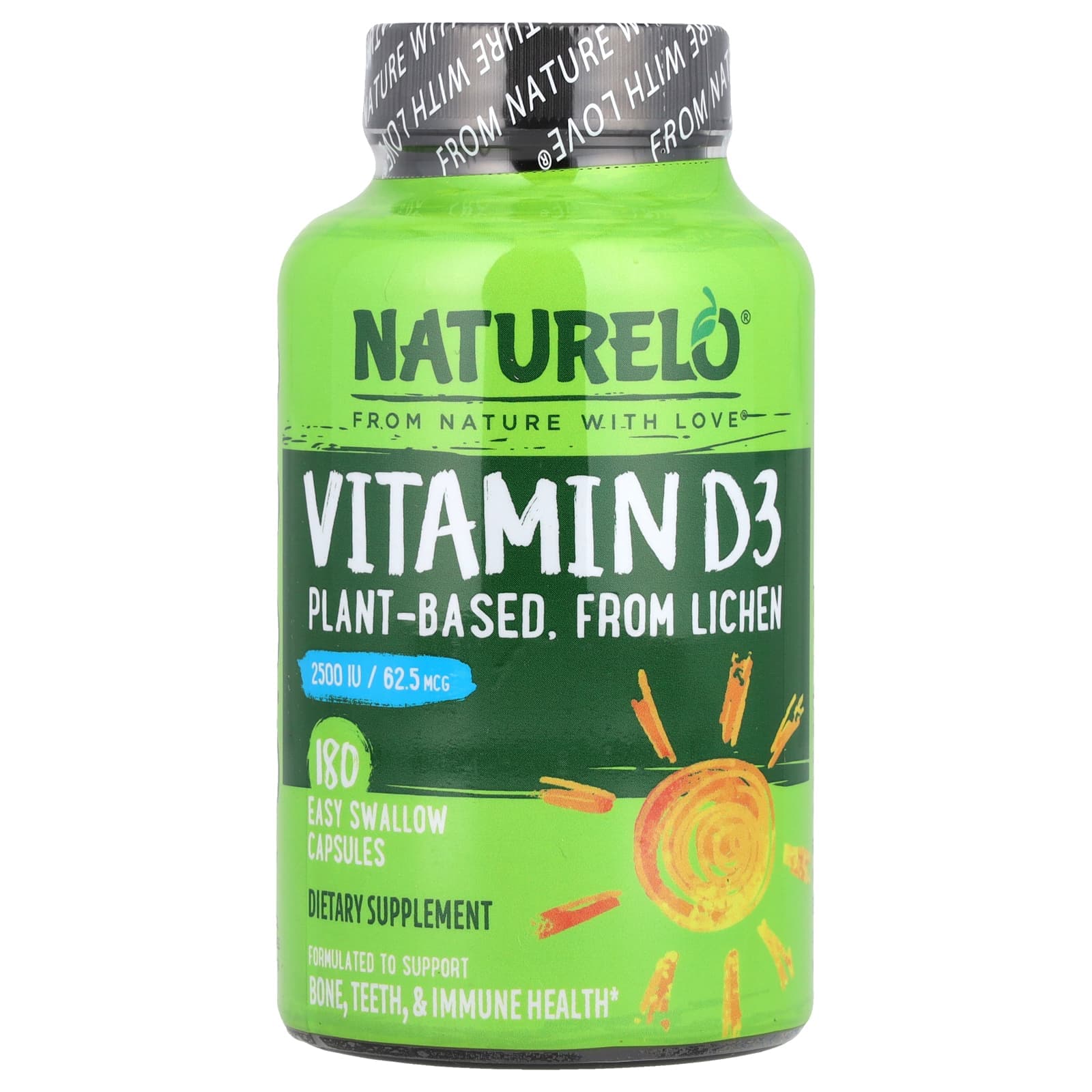 NATURELO Vitamin D3 – 62,5 µg de NATURELO