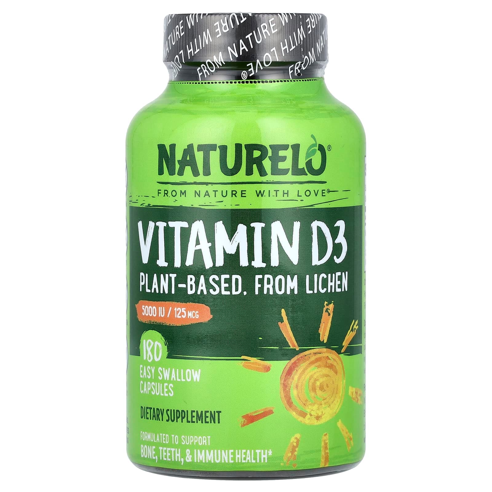 NATURELO Vitamin D3 – 125 µg de NATURELO