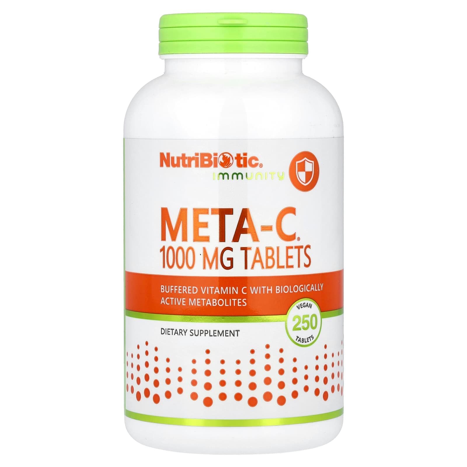 NutriBiotic Immunity, Meta-C, 250 Vegan Tablets de NutriBiotic