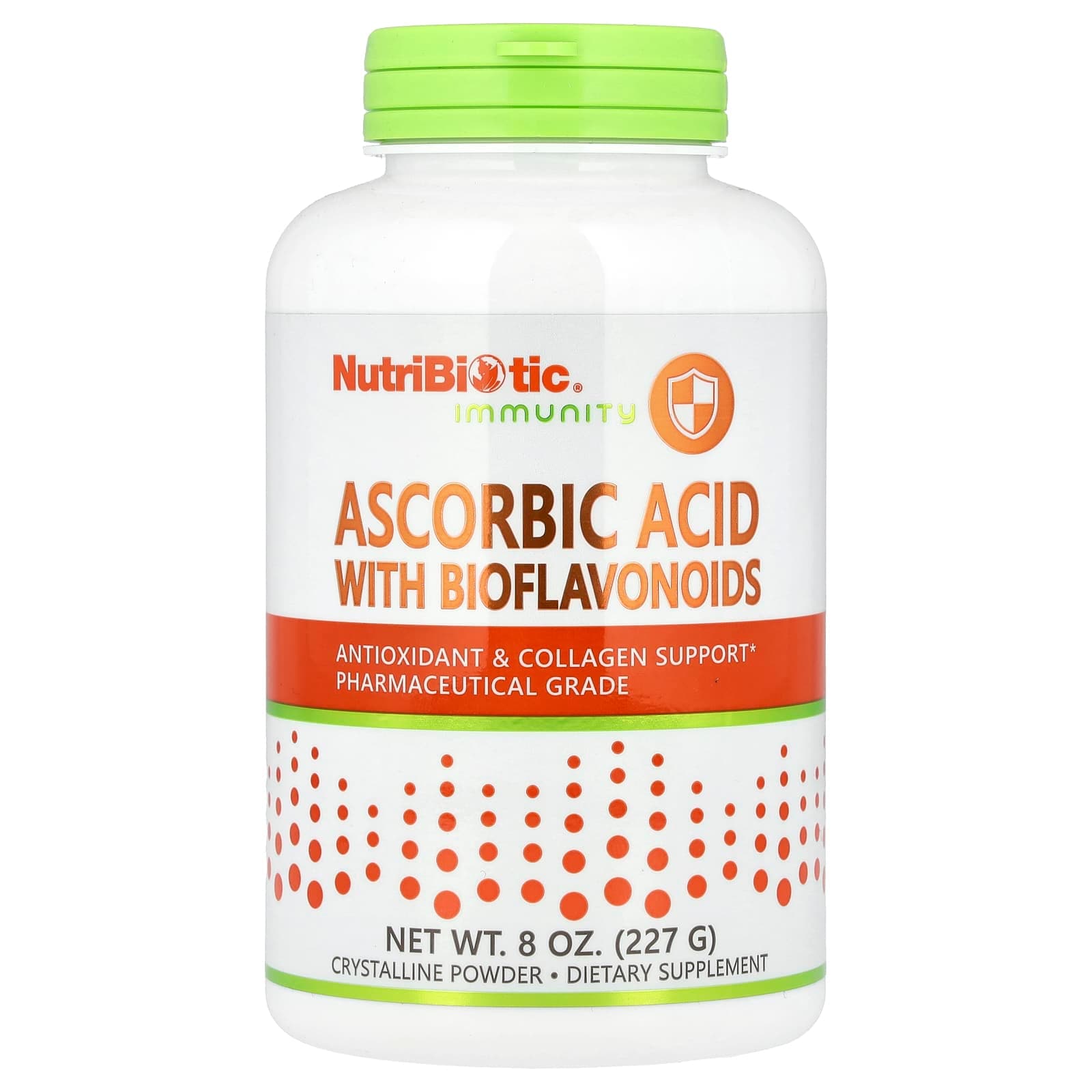 NutriBiotic Immunity, Ascorbic Acid with Bioflavonoids, Crystalline Powder – 227 g de NutriBiotic