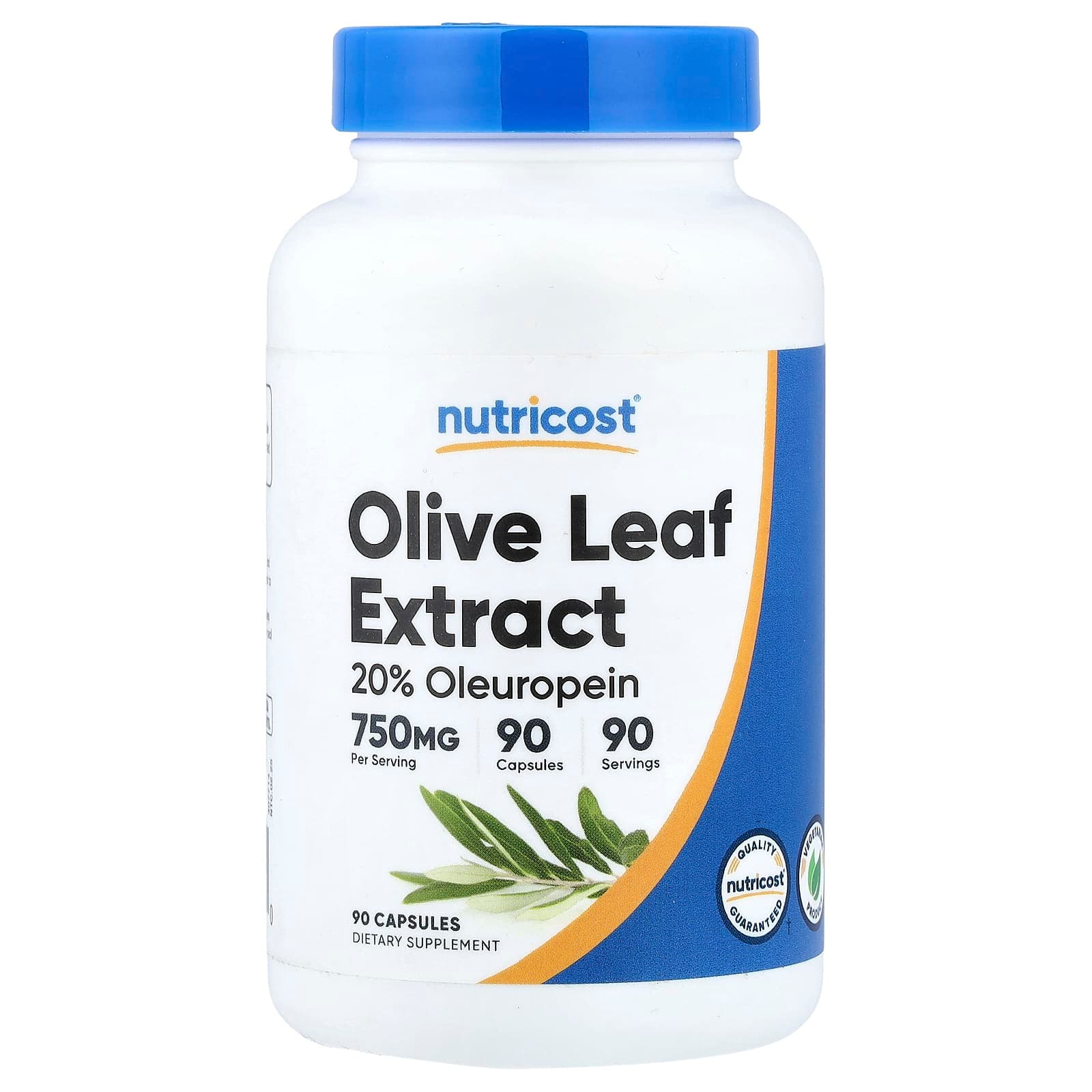 Nutricost Olive Leaf Extract – 90 gélules de Nutricost