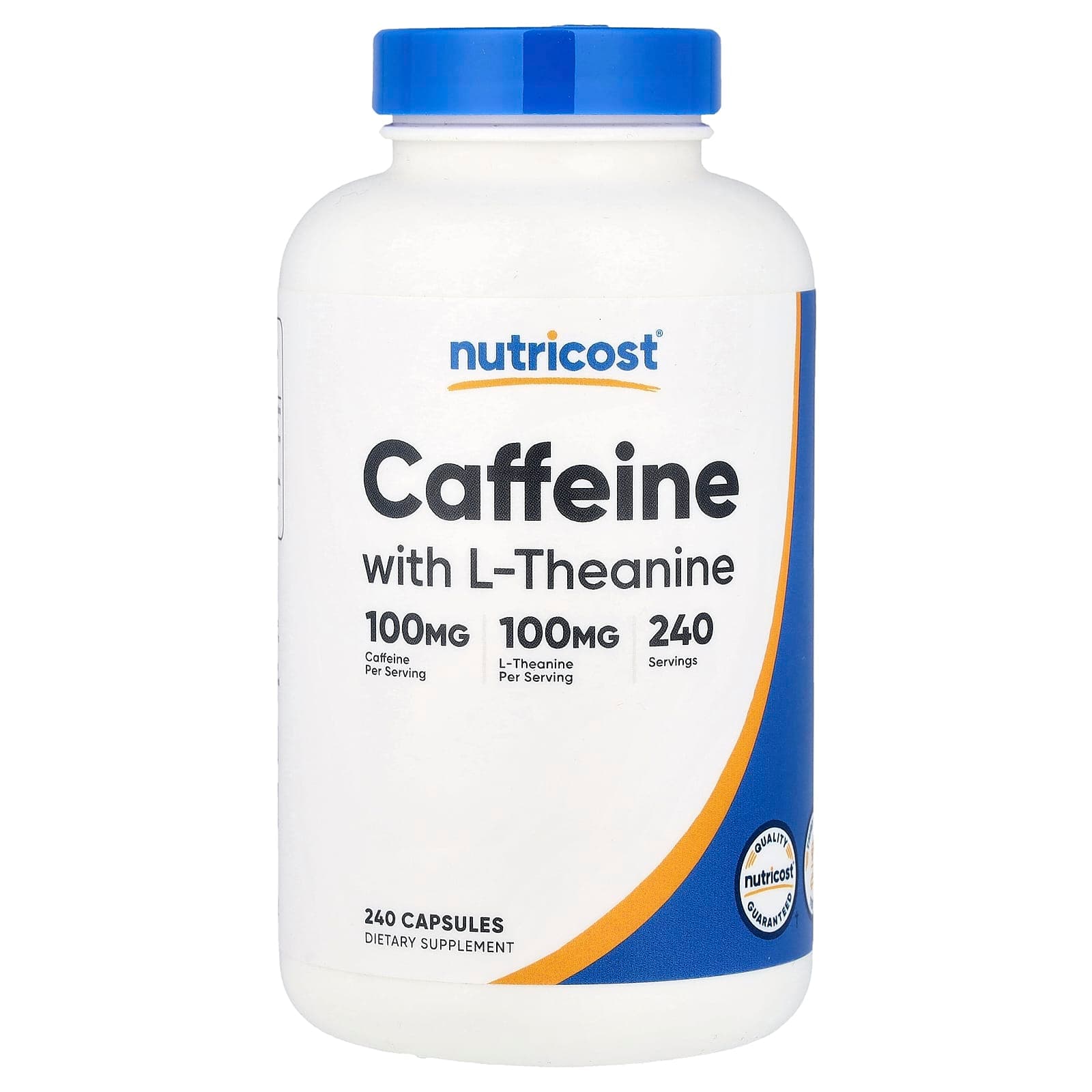 Nutricost Caffeine with L-Theanine – 240 gélules de Nutricost