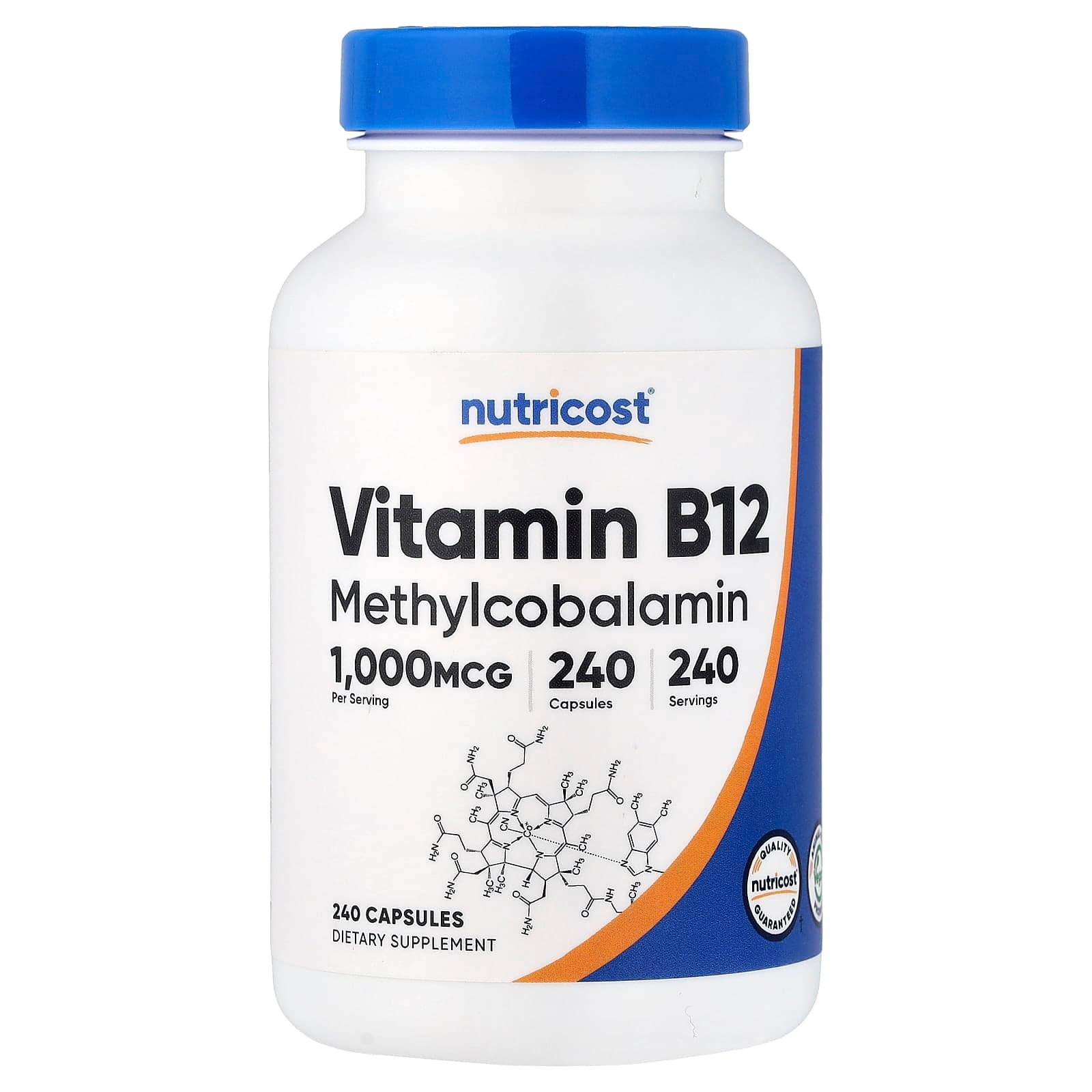 Nutricost Vitamin B12 – 240 gélules de Nutricost