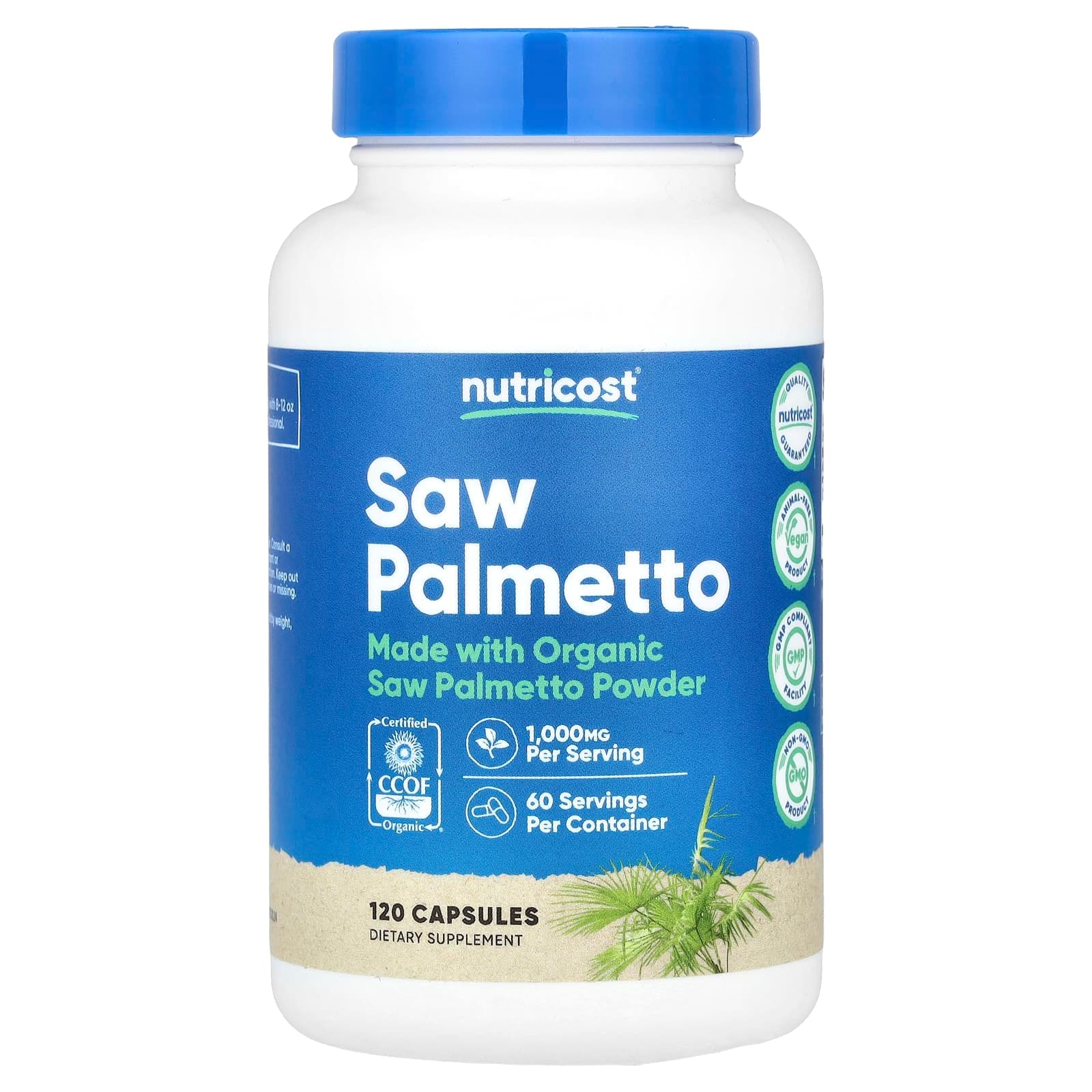 Nutricost Saw Palmetto – 120 gélules de Nutricost