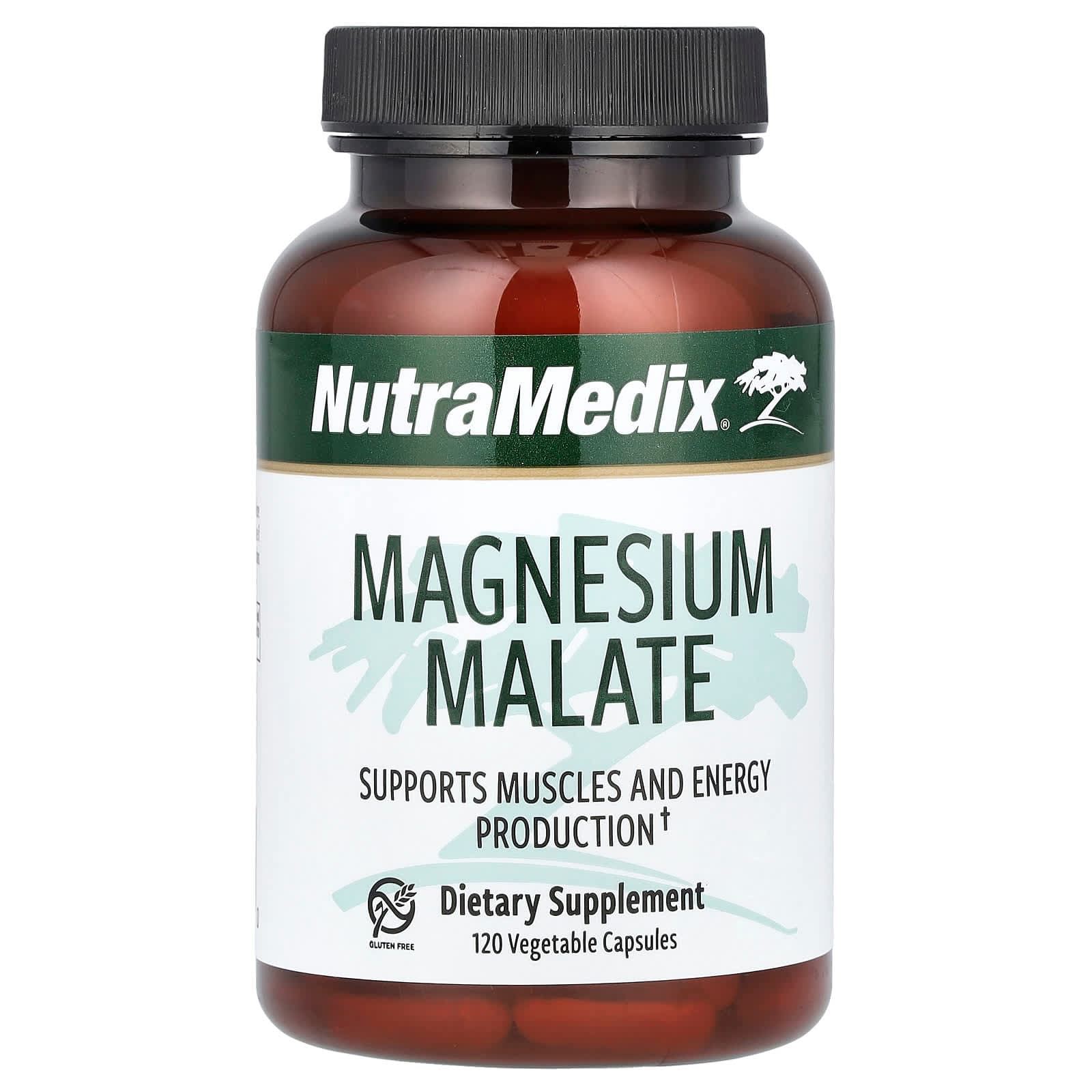 NutraMedix Magnesium Malate, 120 Vegetable Capsules (100 mg per Capsule) de NutraMedix