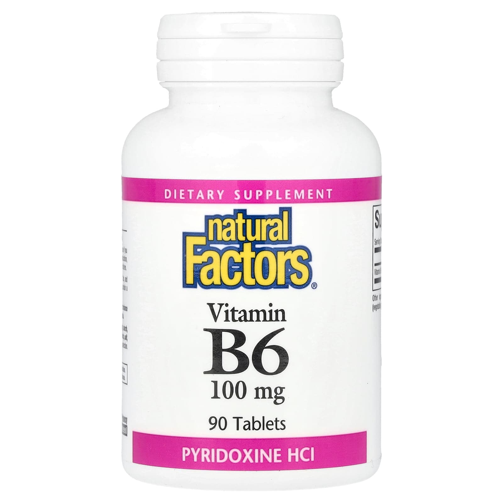 Natural Factors Vitamin B6 – 90 comprimés de Natural Factors