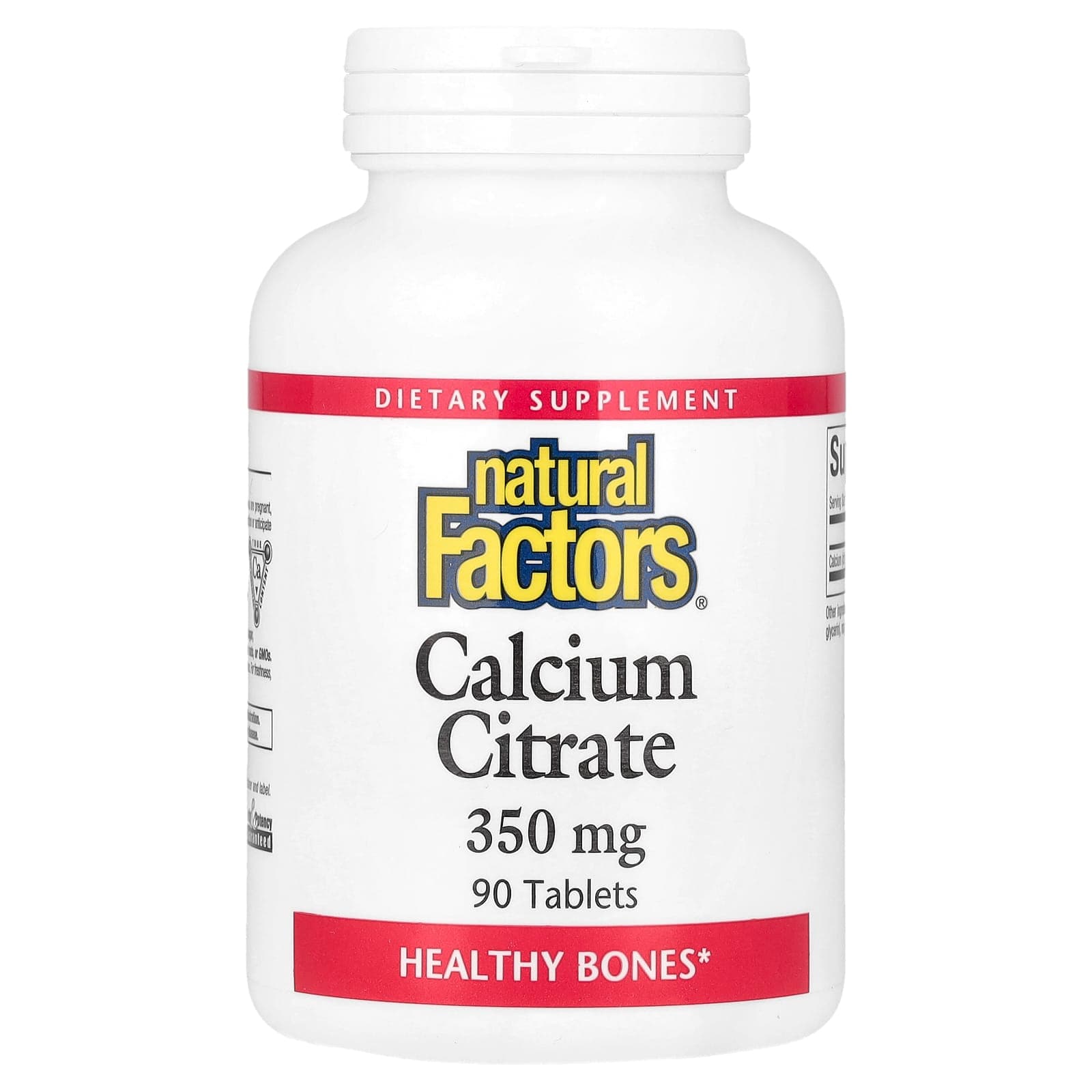 Natural Factors Calcium Citrate – 90 comprimés de Natural Factors