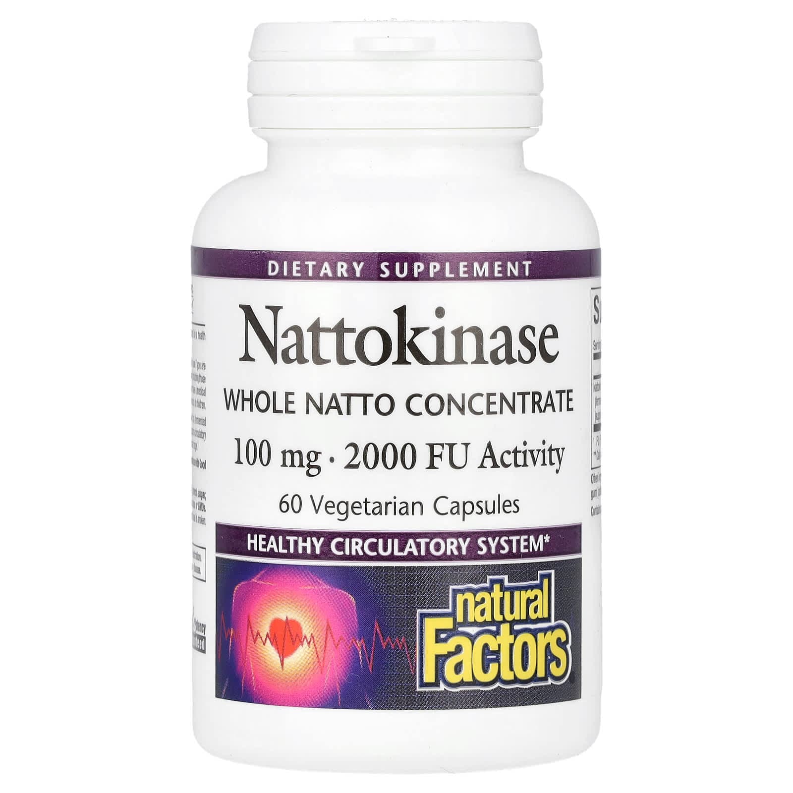 Natural Factors Nattokinase – 60 gélules végétales de Natural Factors