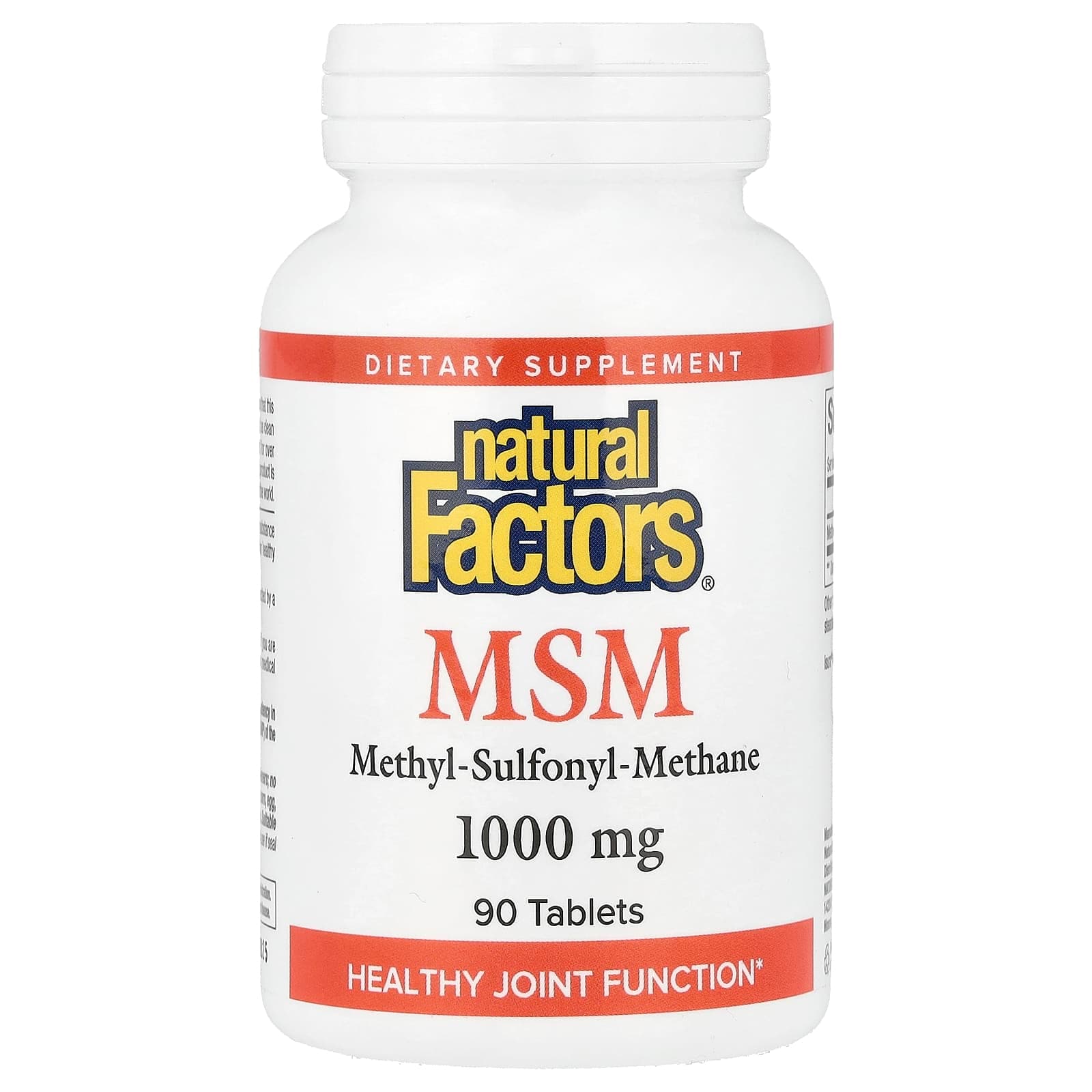Natural Factors MSM – 90 comprimés de Natural Factors
