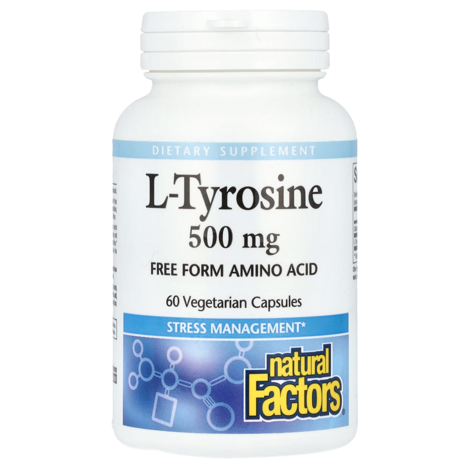 Natural Factors L-Tyrosine – 60 gélules végétales de Natural Factors