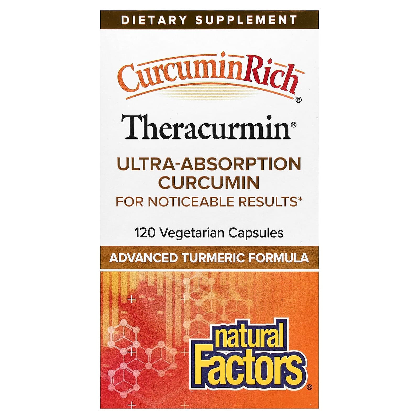 Natural Factors CurcuminRich, Theracurmin – 120 gélules végétales de Natural Factors