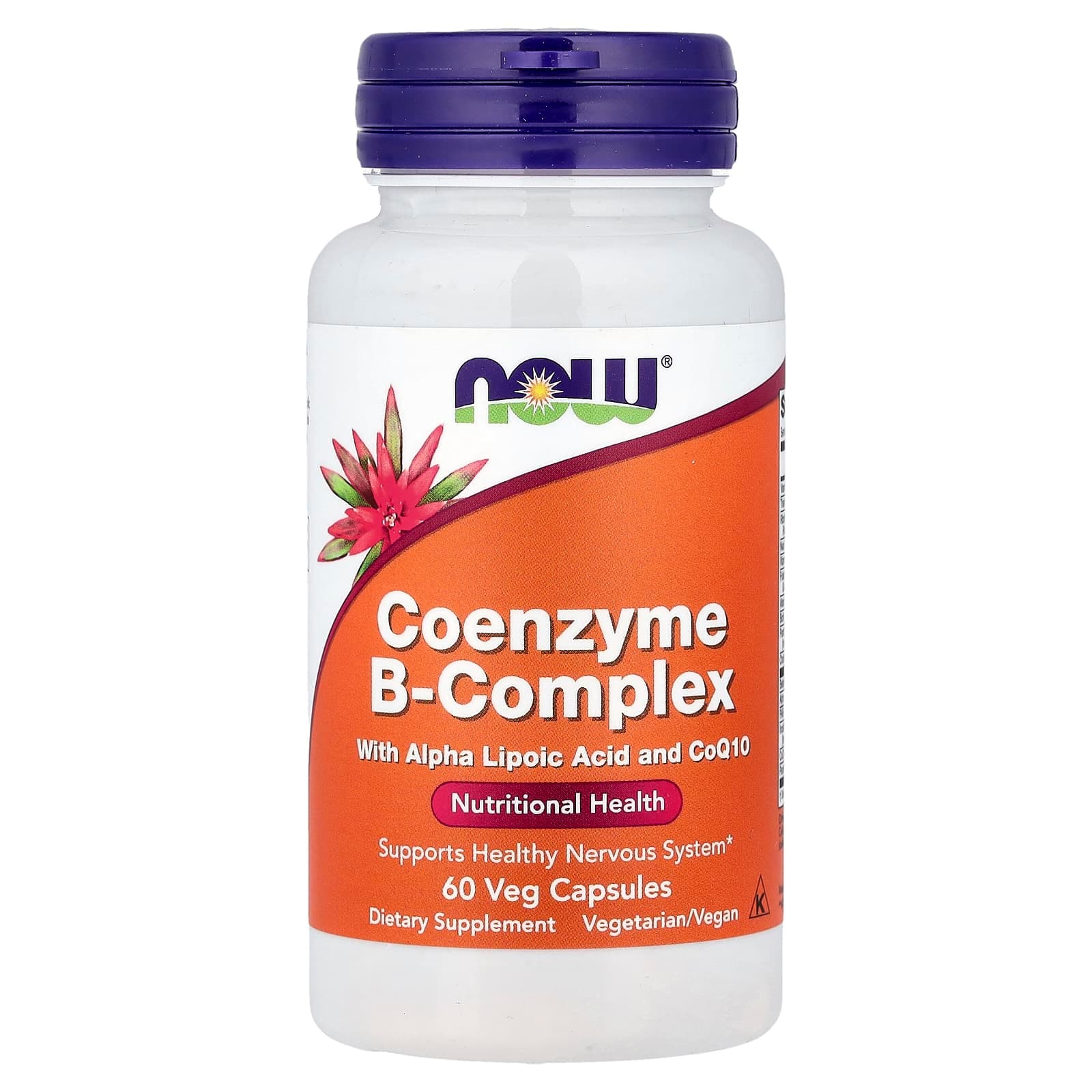 NOW Foods Co-Enzyme B-Complex – 60 gélules végétales de NOW Foods
