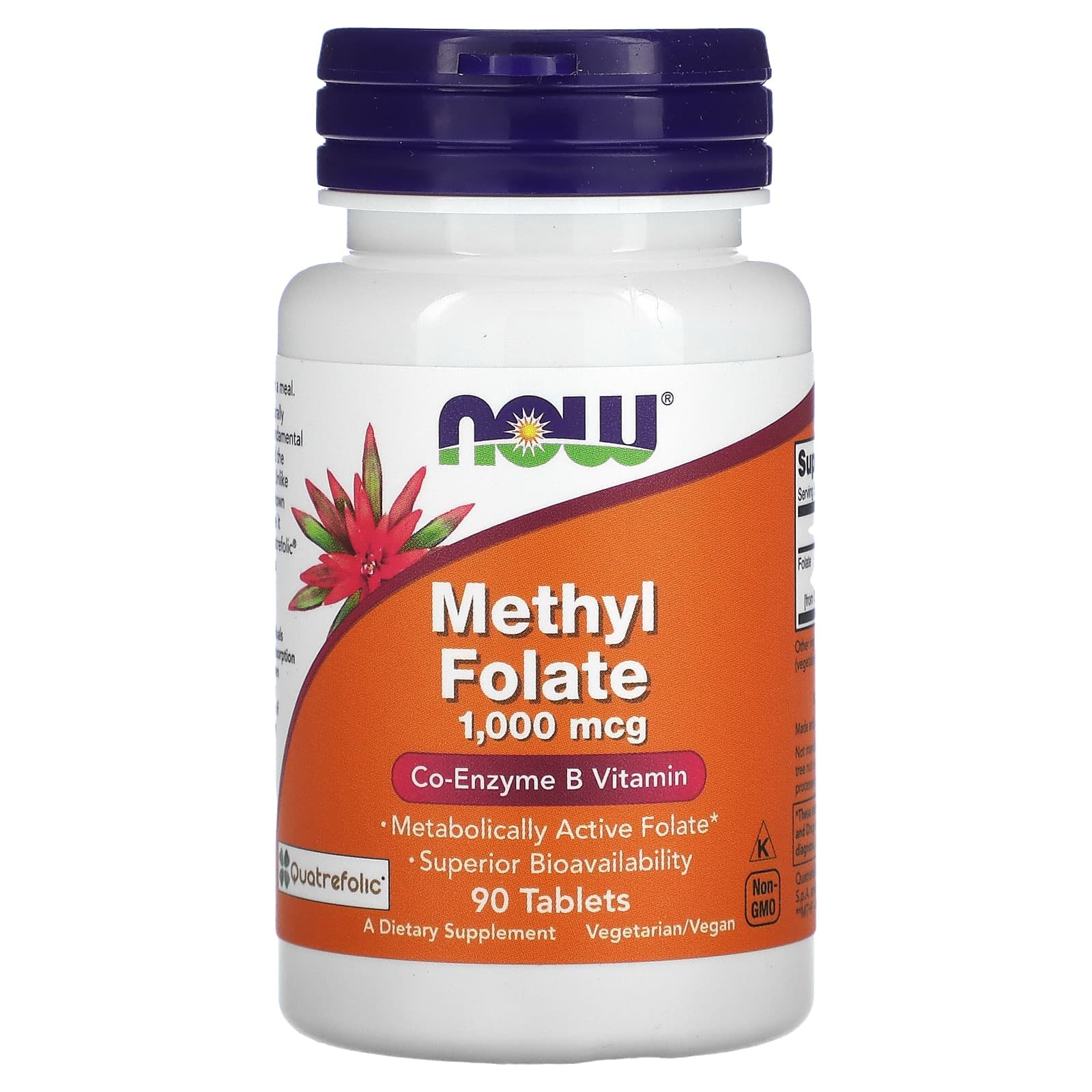 NOW Foods Methyl Folate – 90 comprimés de NOW Foods