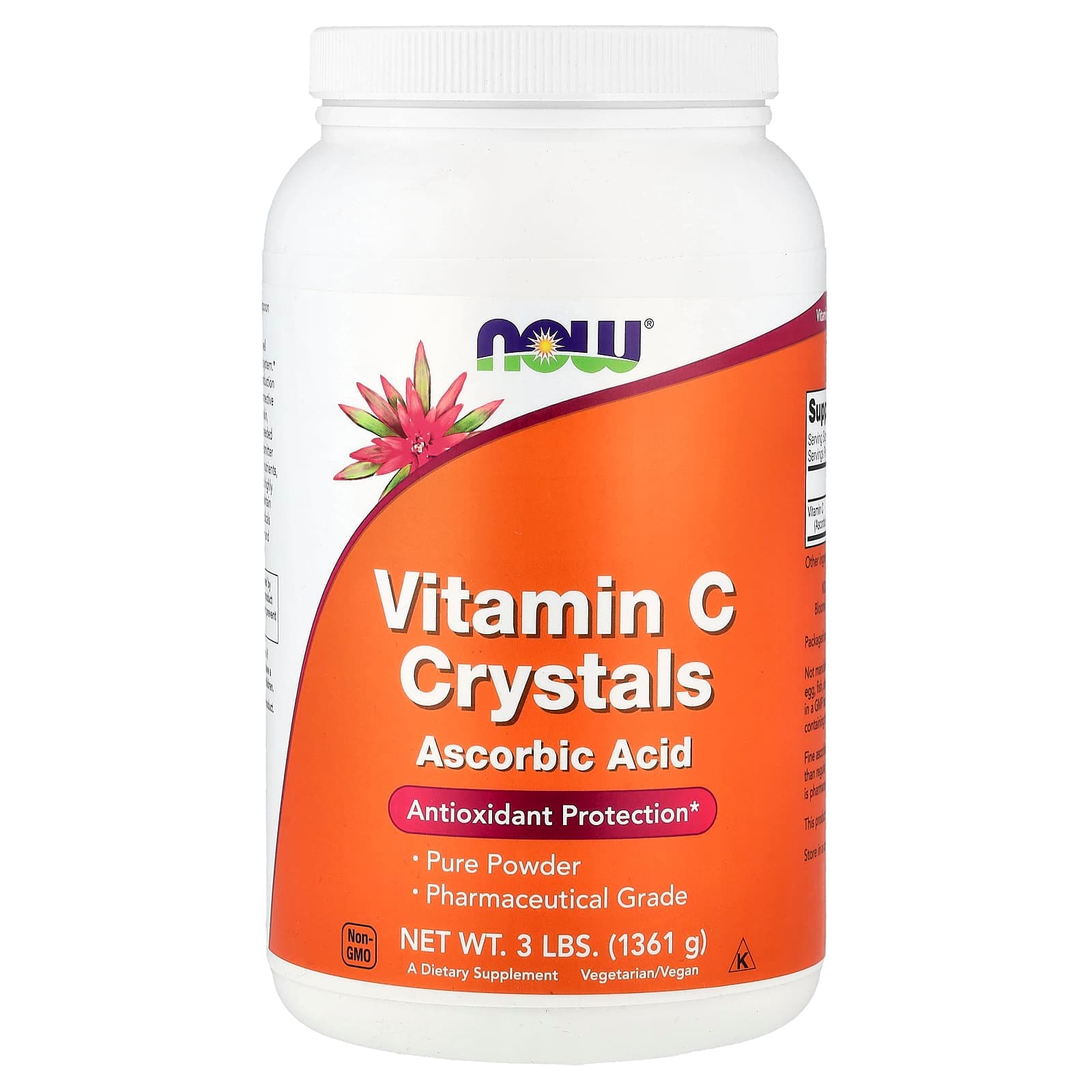 NOW Foods Vitamin C Crystals – 1361 g de NOW Foods