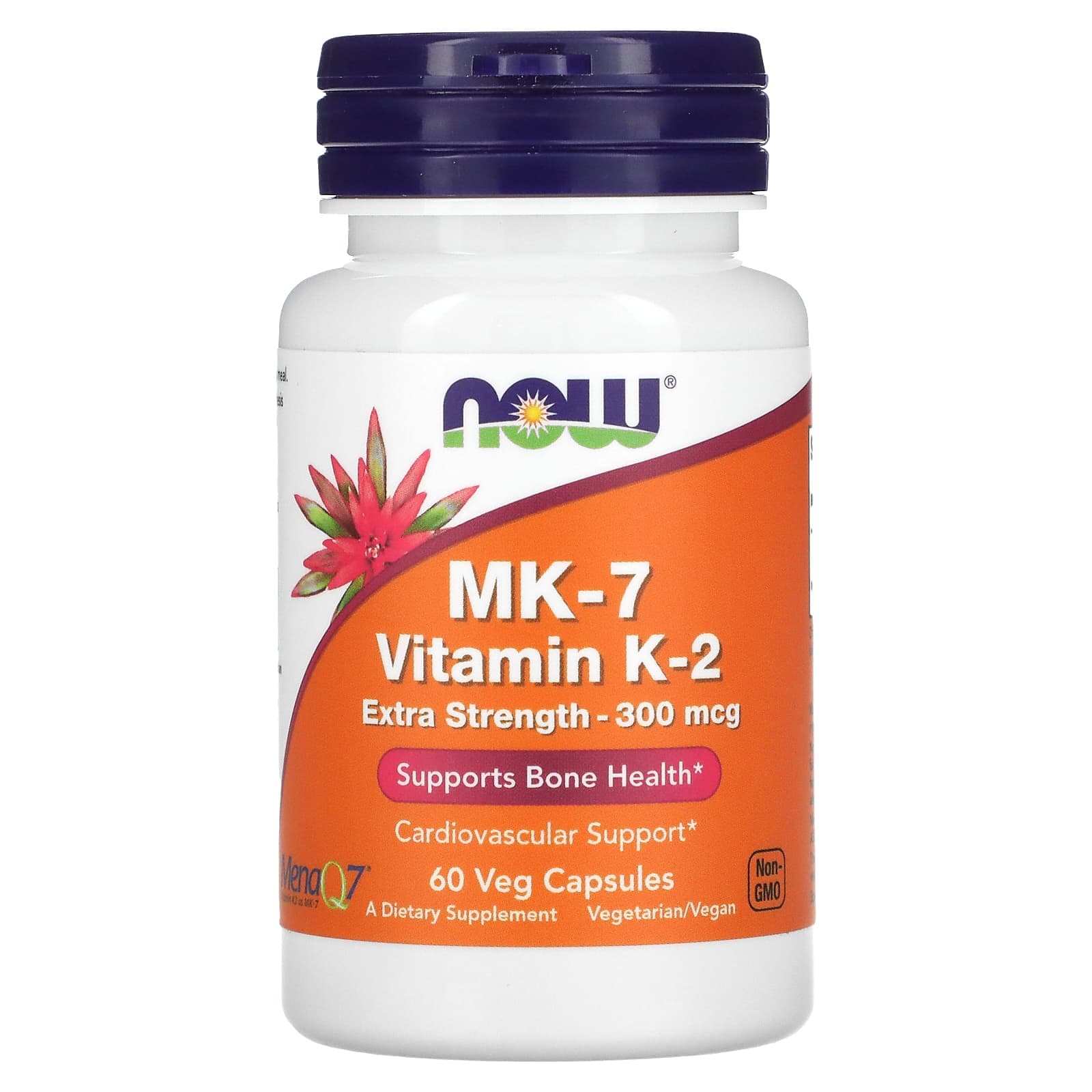NOW Foods MK-7 Vitamin K-2 – 60 gélules végétales de NOW Foods