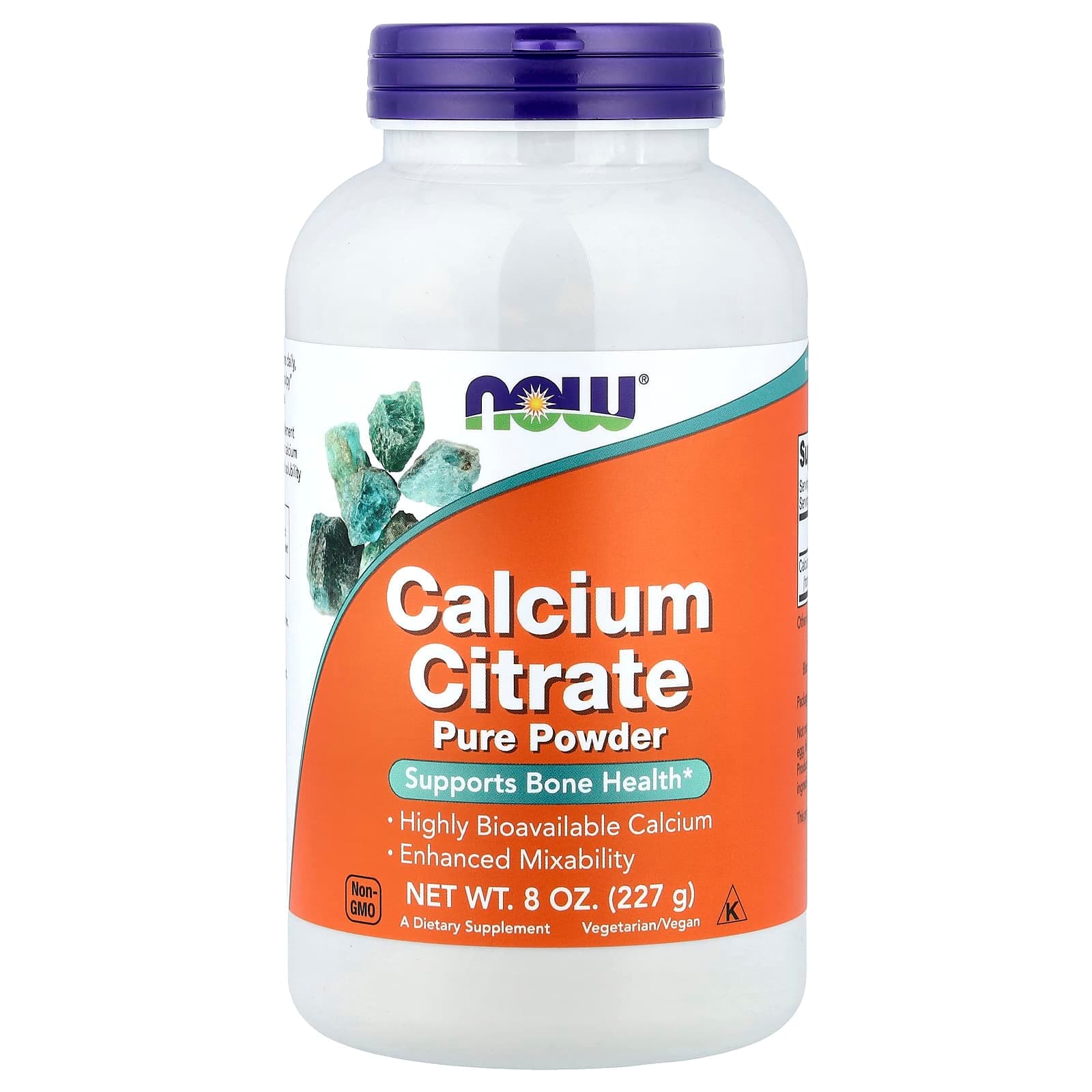 NOW Foods Calcium Citrate, Pure Powder – 227 g de NOW Foods