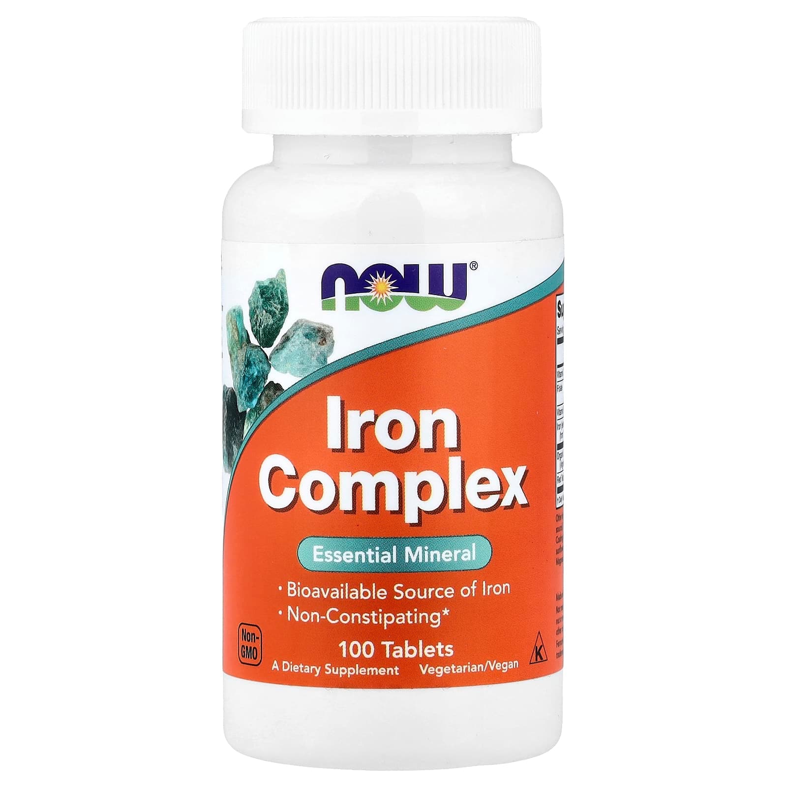 NOW Foods Iron Complex – 100 comprimés de NOW Foods