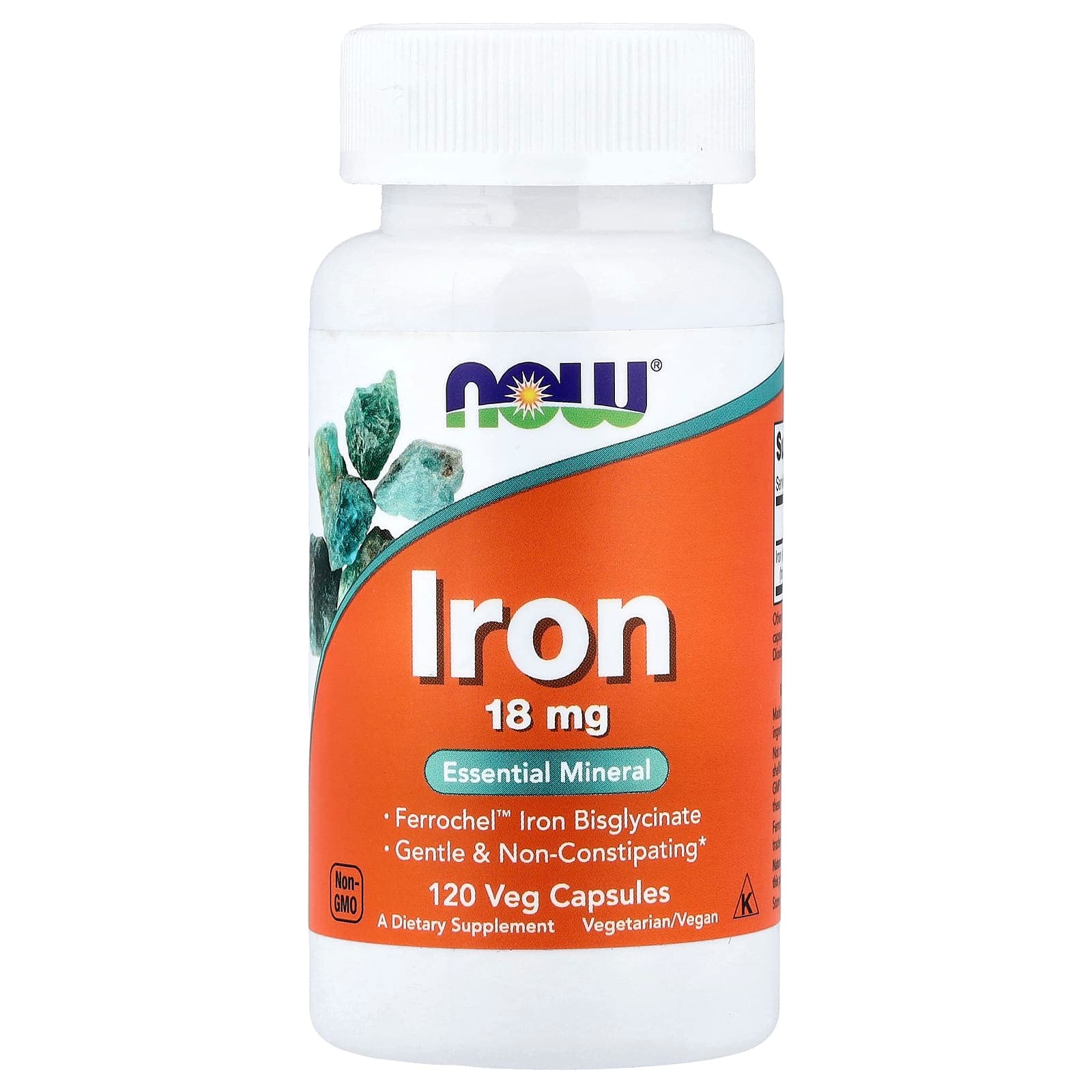 NOW Foods Iron – 120 gélules végétales de NOW Foods