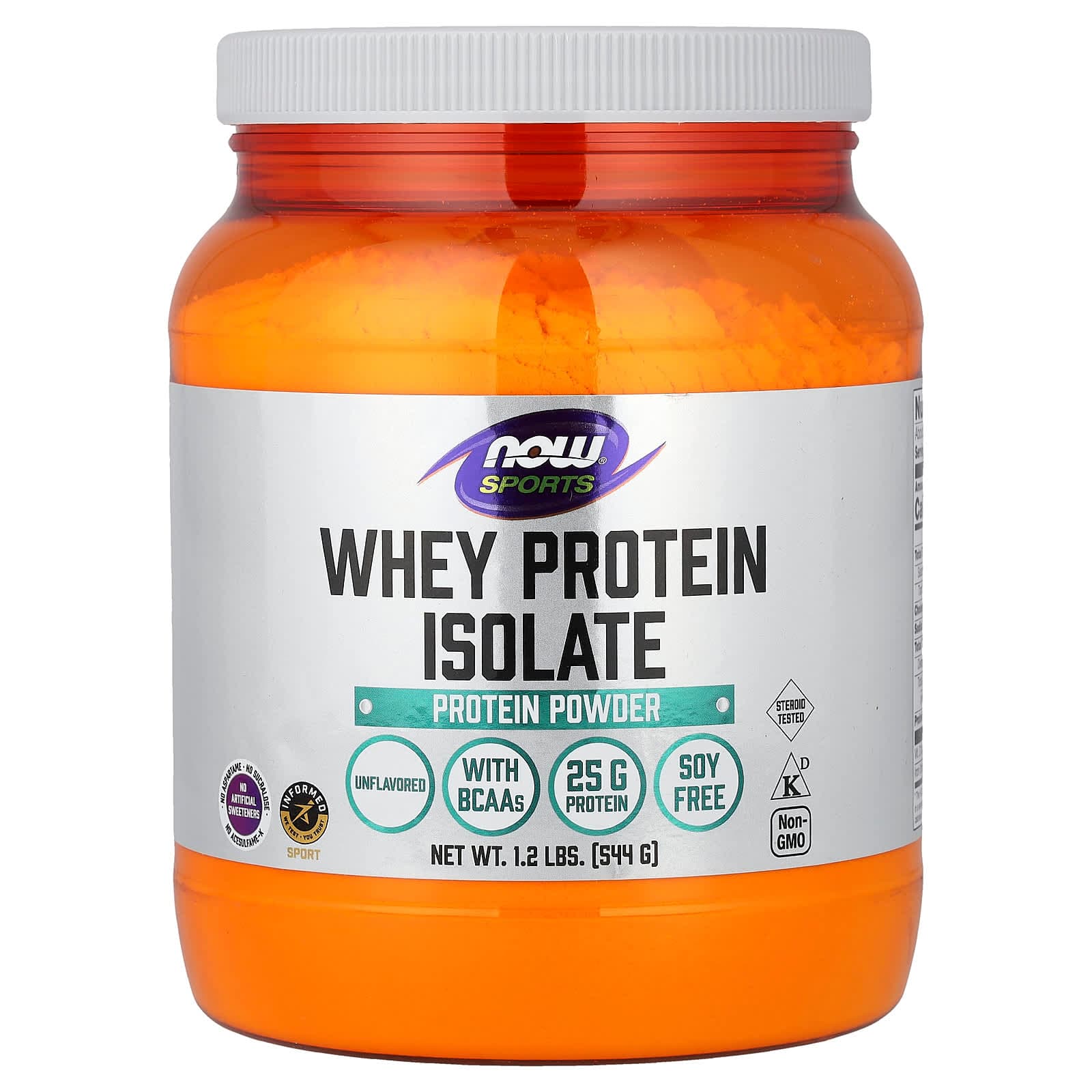 NOW Foods Sports, Whey Protein Isolate – Sans arôme – 544 g de NOW Foods