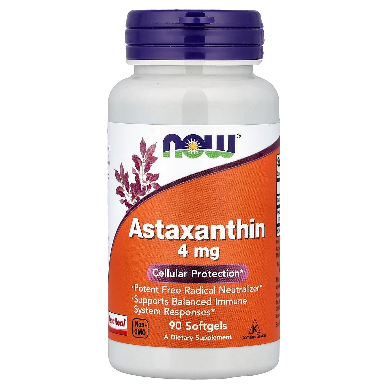 NOW Foods Astaxanthin – 90 capsules molles de NOW Foods