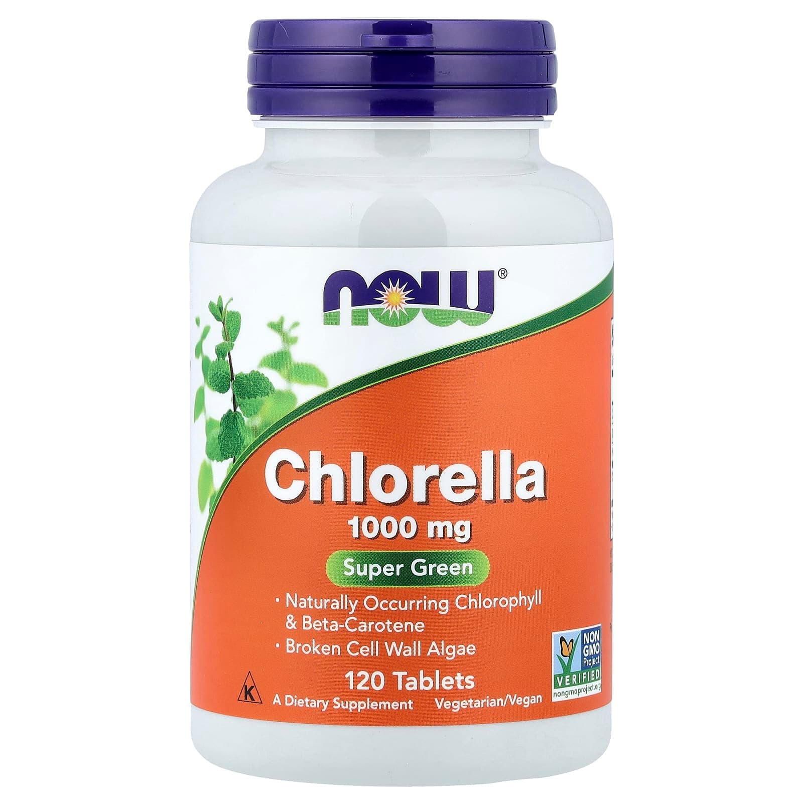 NOW Foods Chlorella – 120 comprimés de NOW Foods