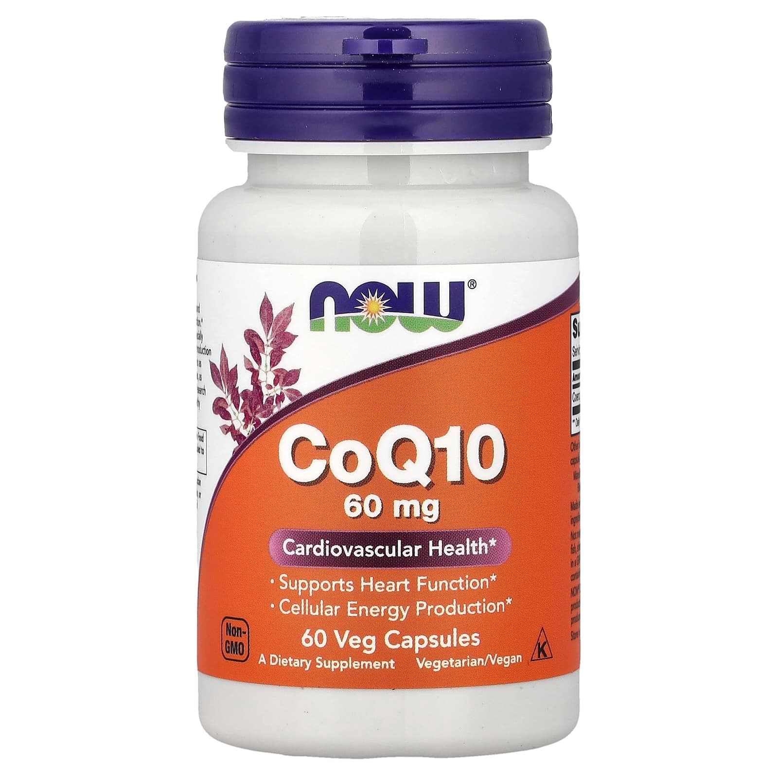 NOW Foods CoQ10 – 60 gélules végétales de NOW Foods