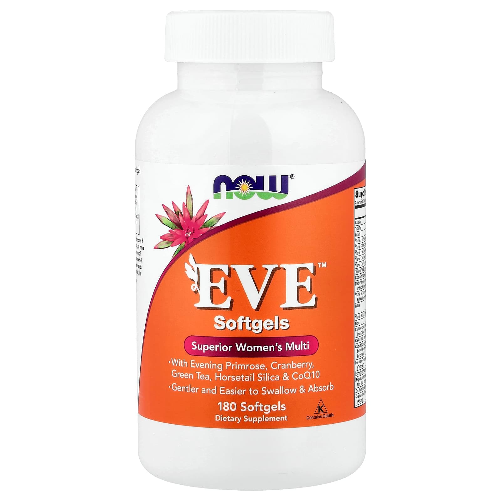 NOW Foods EVE, Superior Women's Multi – 180 capsules molles de NOW Foods