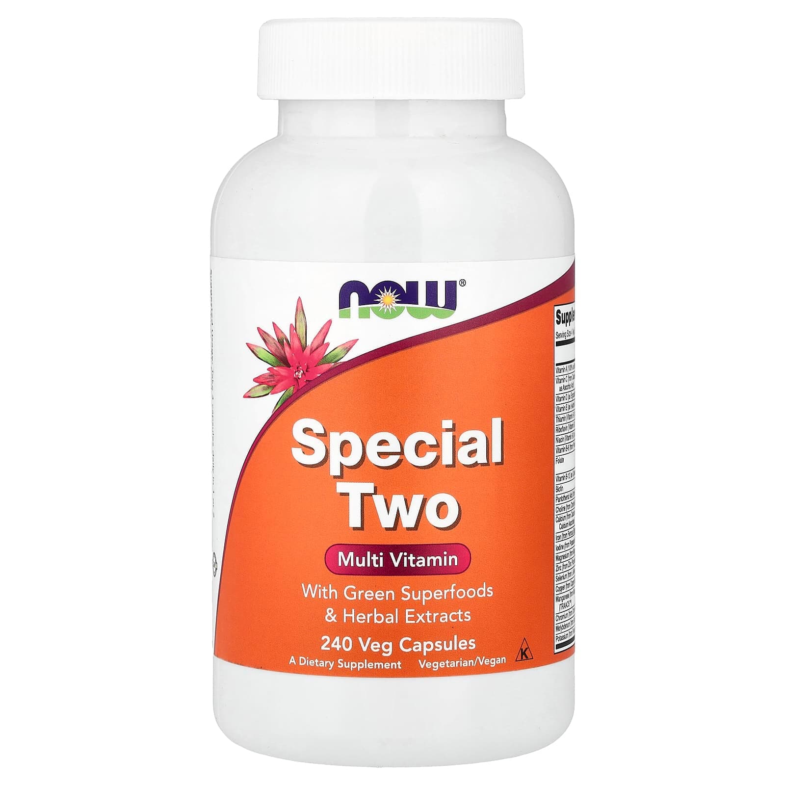 NOW Foods Special Two, Multi Vitamin – 240 gélules végétales de NOW Foods