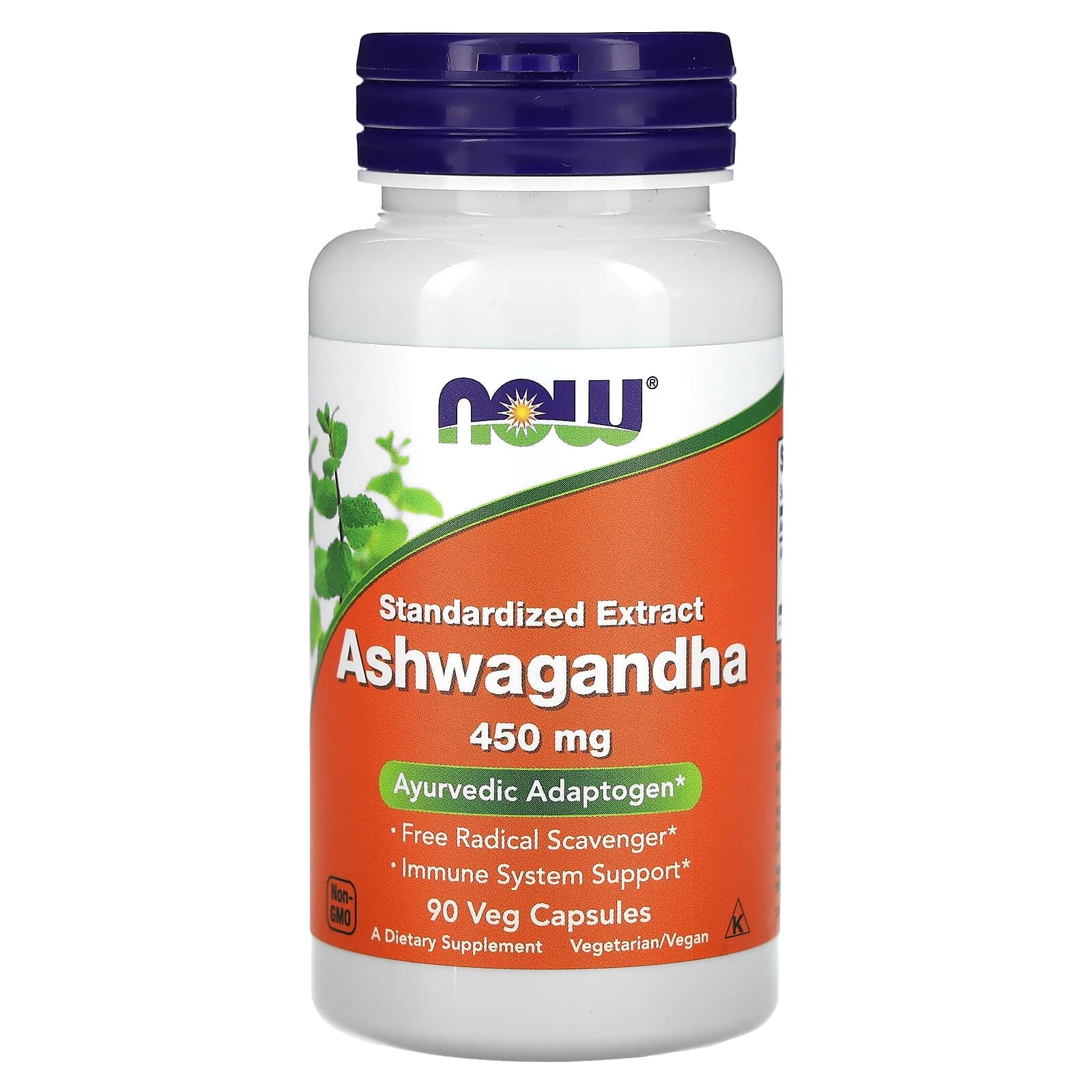 NOW Foods Ashwagandha, Standardized Extract – 90 gélules végétales de NOW Foods