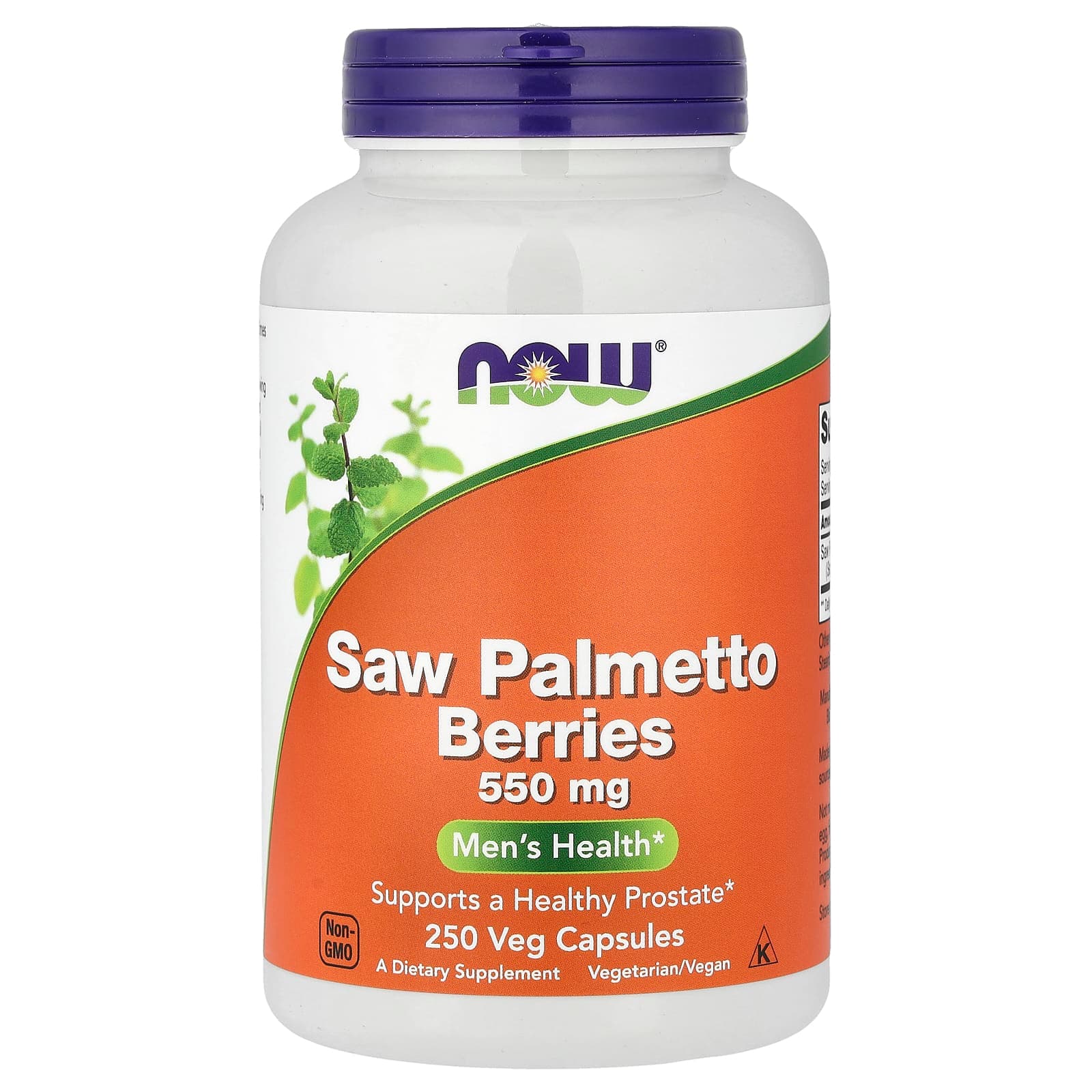 NOW Foods Saw Palmetto Berries – Saw Palmetto Berries – 250 gélules végétales de NOW Foods
