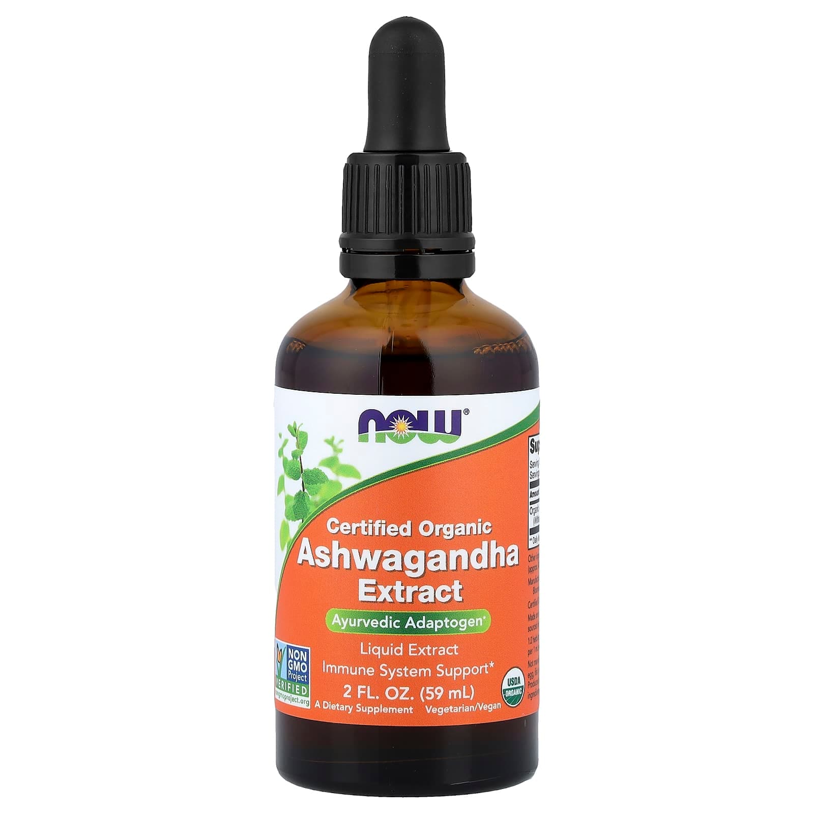 NOW Foods Certified Organic Ashwagandha Extract – 59 ml de NOW Foods