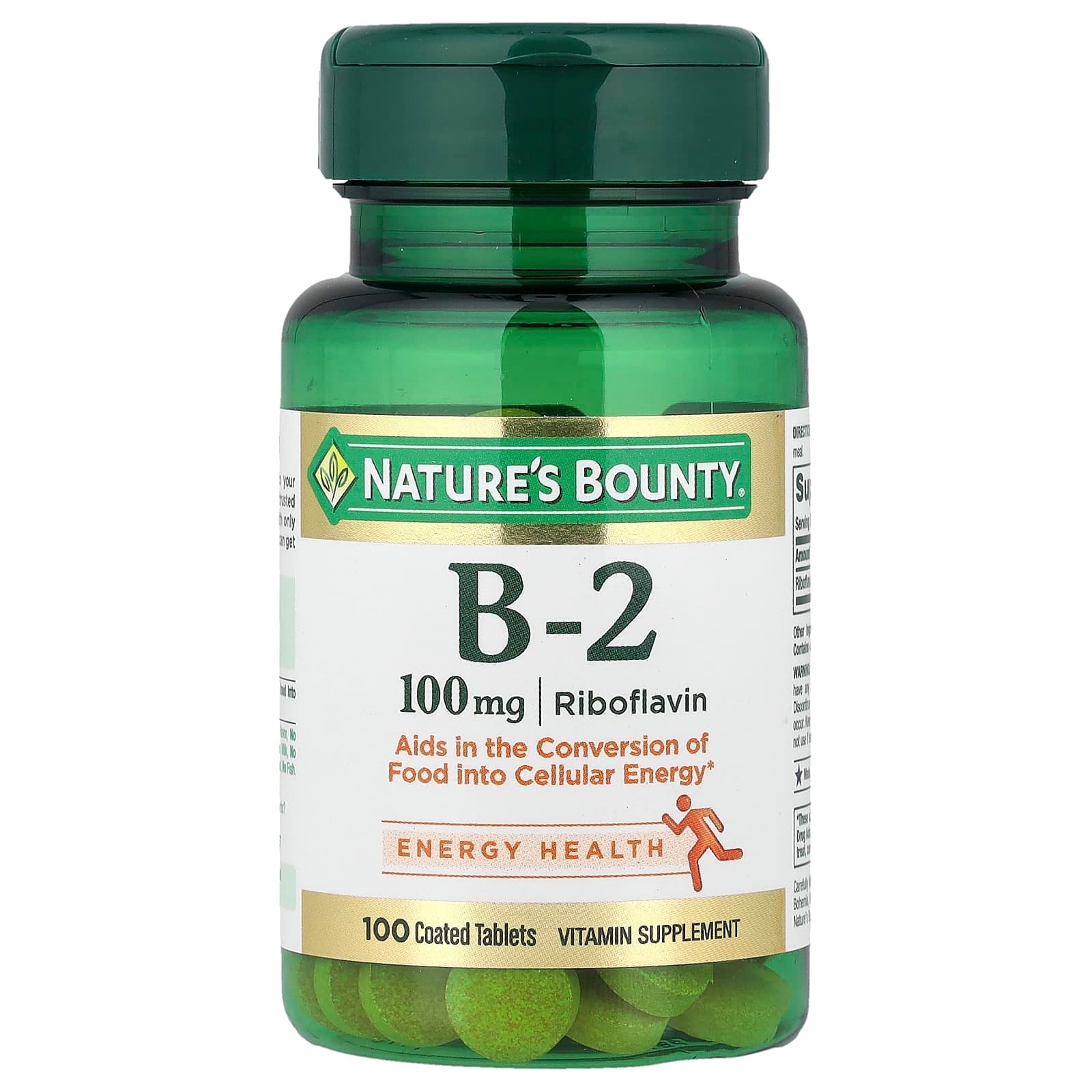 Nature's Bounty Vitamin B-2 – 100 mg de Nature's Bounty